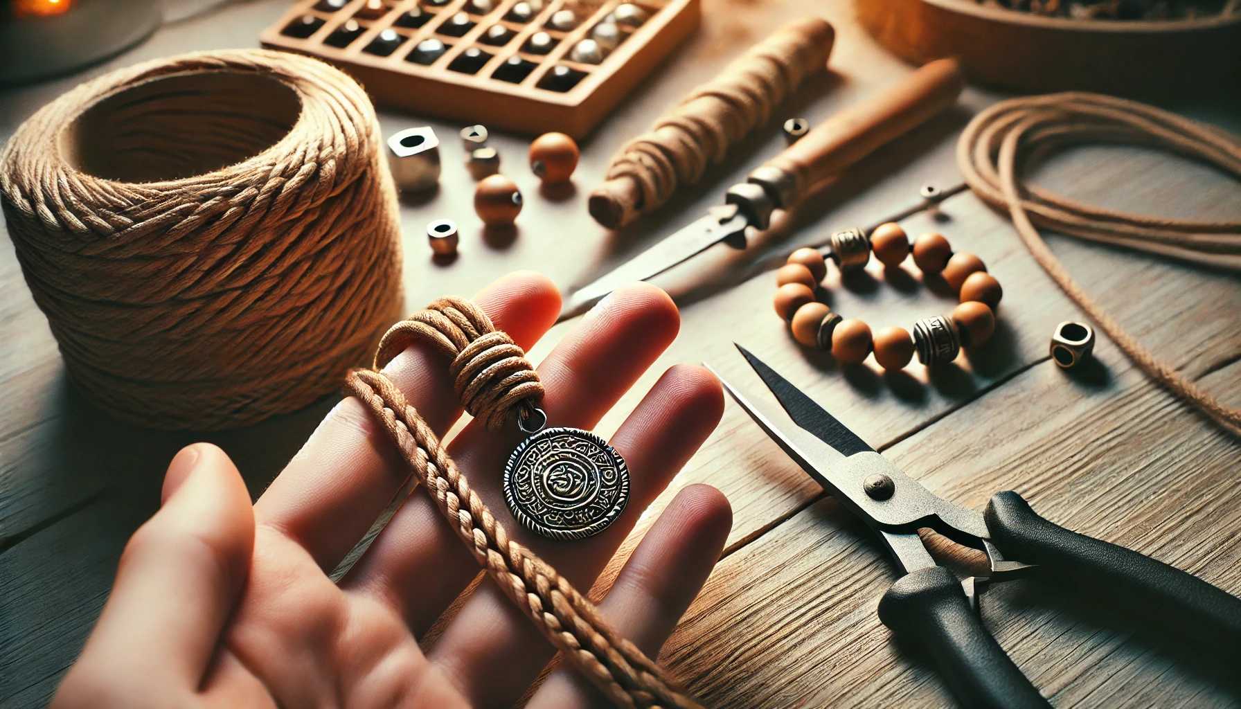 DIY-指南-蠟繩項鍊和吊墜自綁教學 - AWNL Taiwan