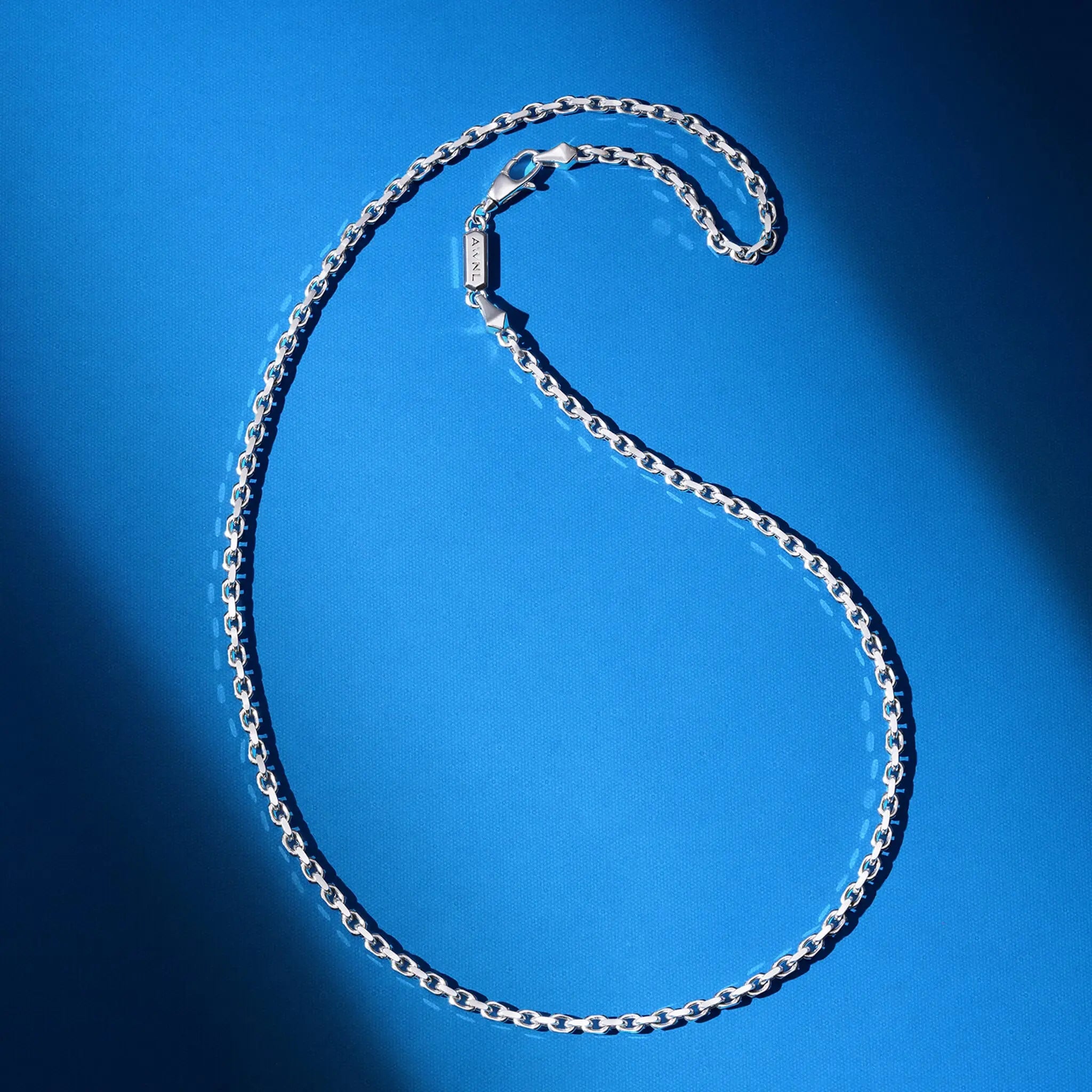 純銀 十字 鏈條項鍊 - AWNL Taiwan