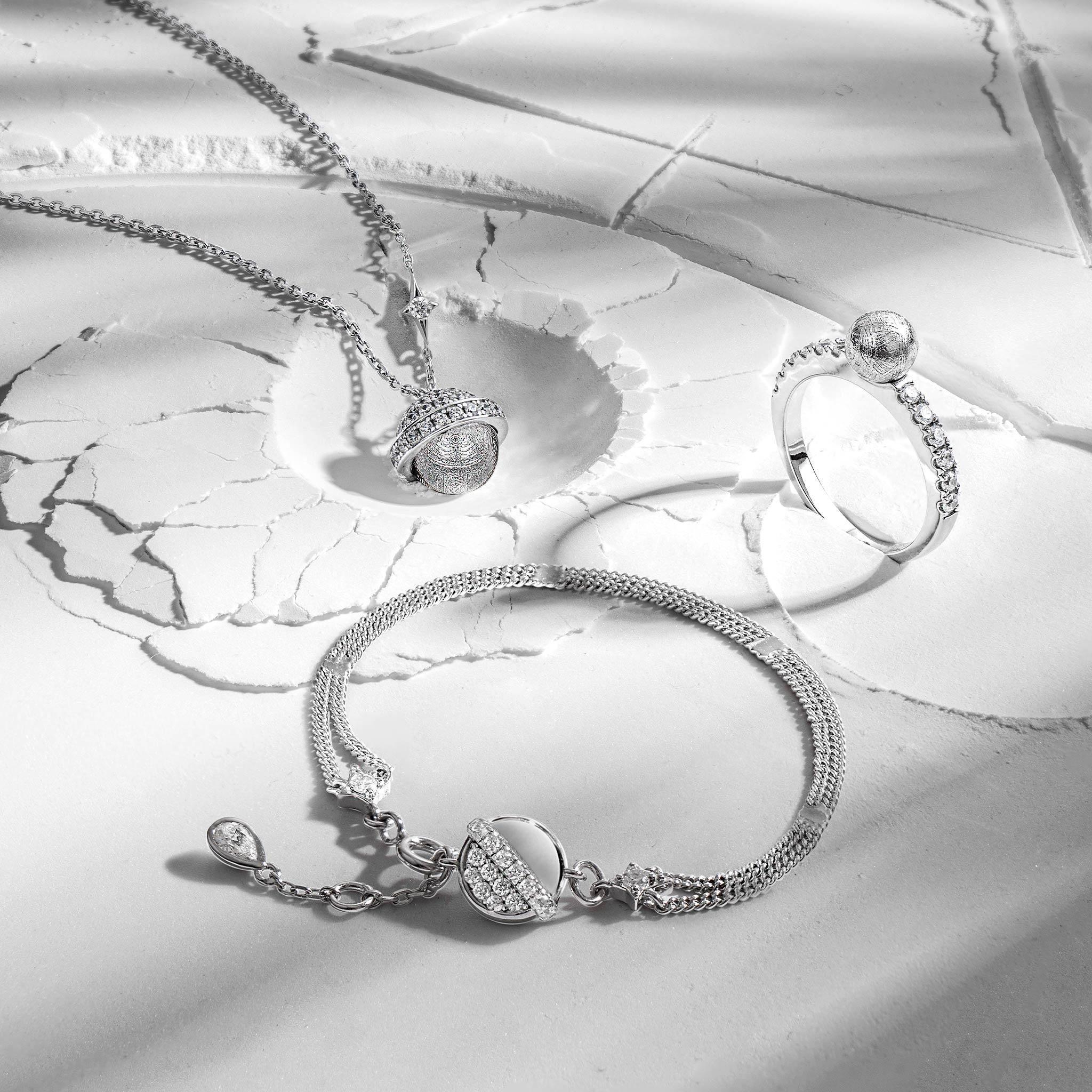 AWNL 瑞典珠寶 小飛碟 女士手鍊 純銀手鍊 女士禮物