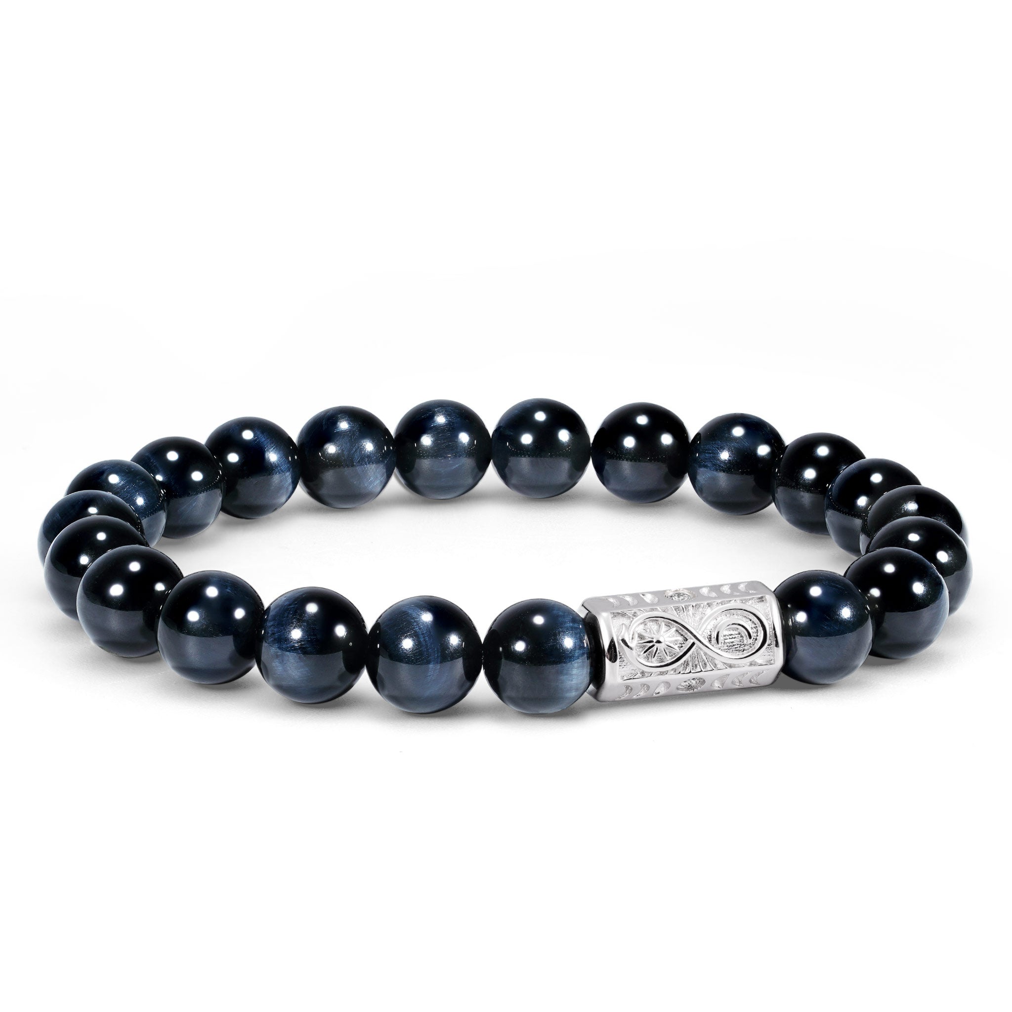 鷹眼石 銜尾蛇 男士手鍊 - AWNL Taiwan