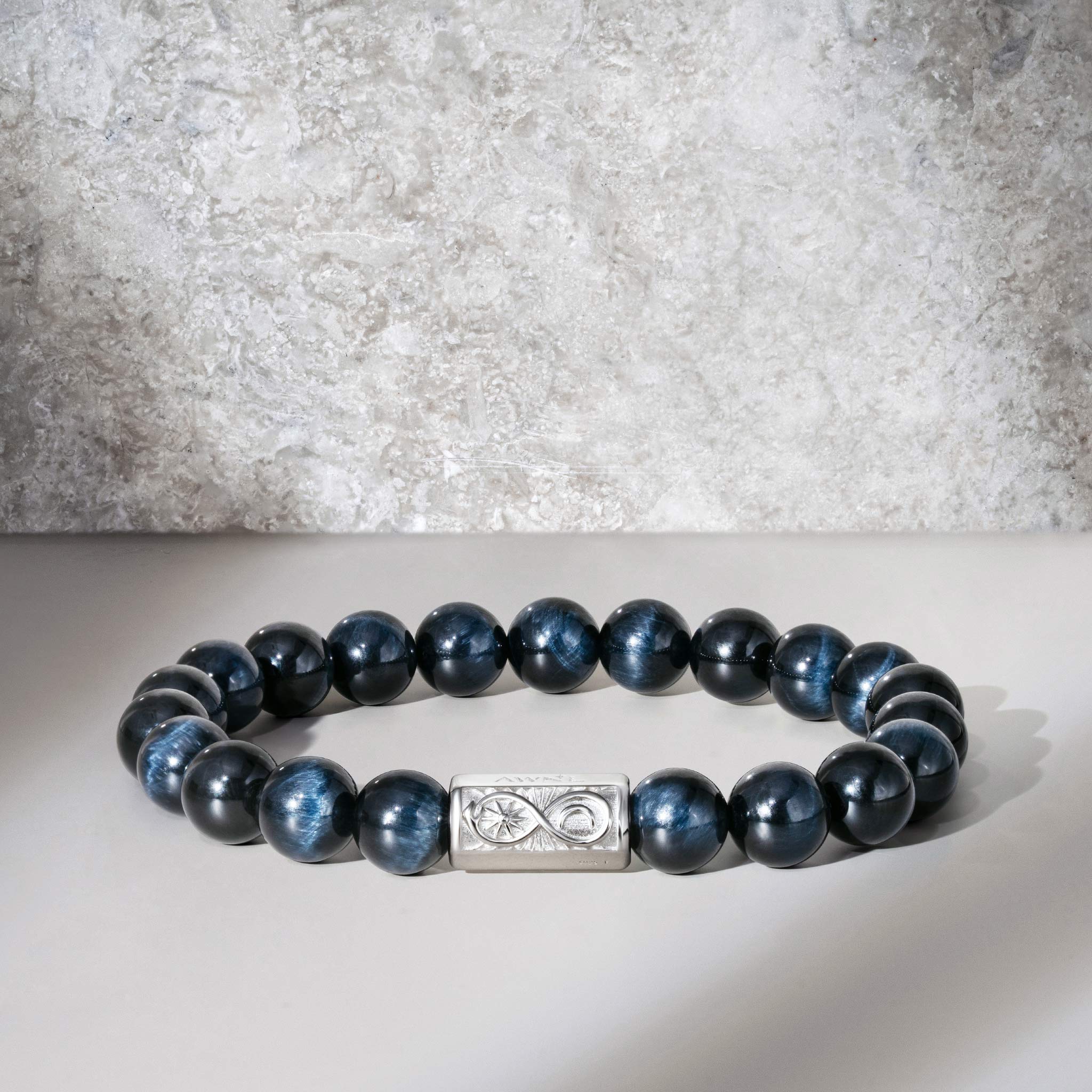 鷹眼石 銜尾蛇 男士手鍊 - AWNL Taiwan