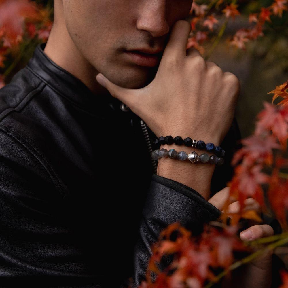 光譜石 星際燈塔 男士手鍊 - AWNL Taiwan