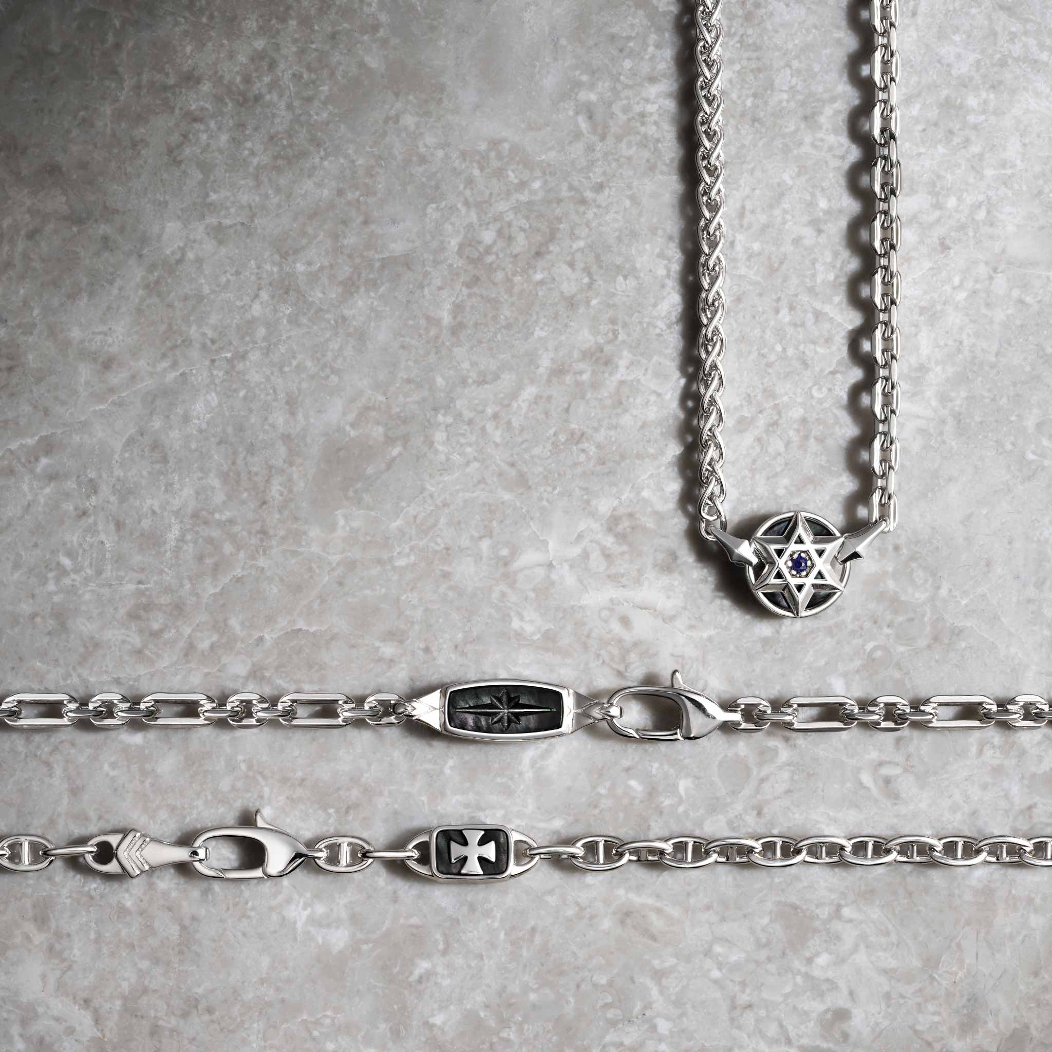 黑蝶貝 遠航指南針 項鍊 - AWNL Taiwan