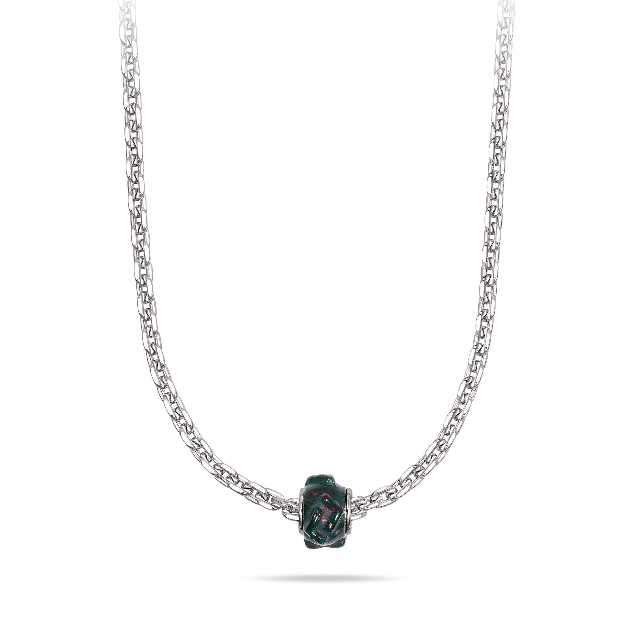 血石碧玉 盧恩符文 初光 項鍊 - AWNL Taiwan