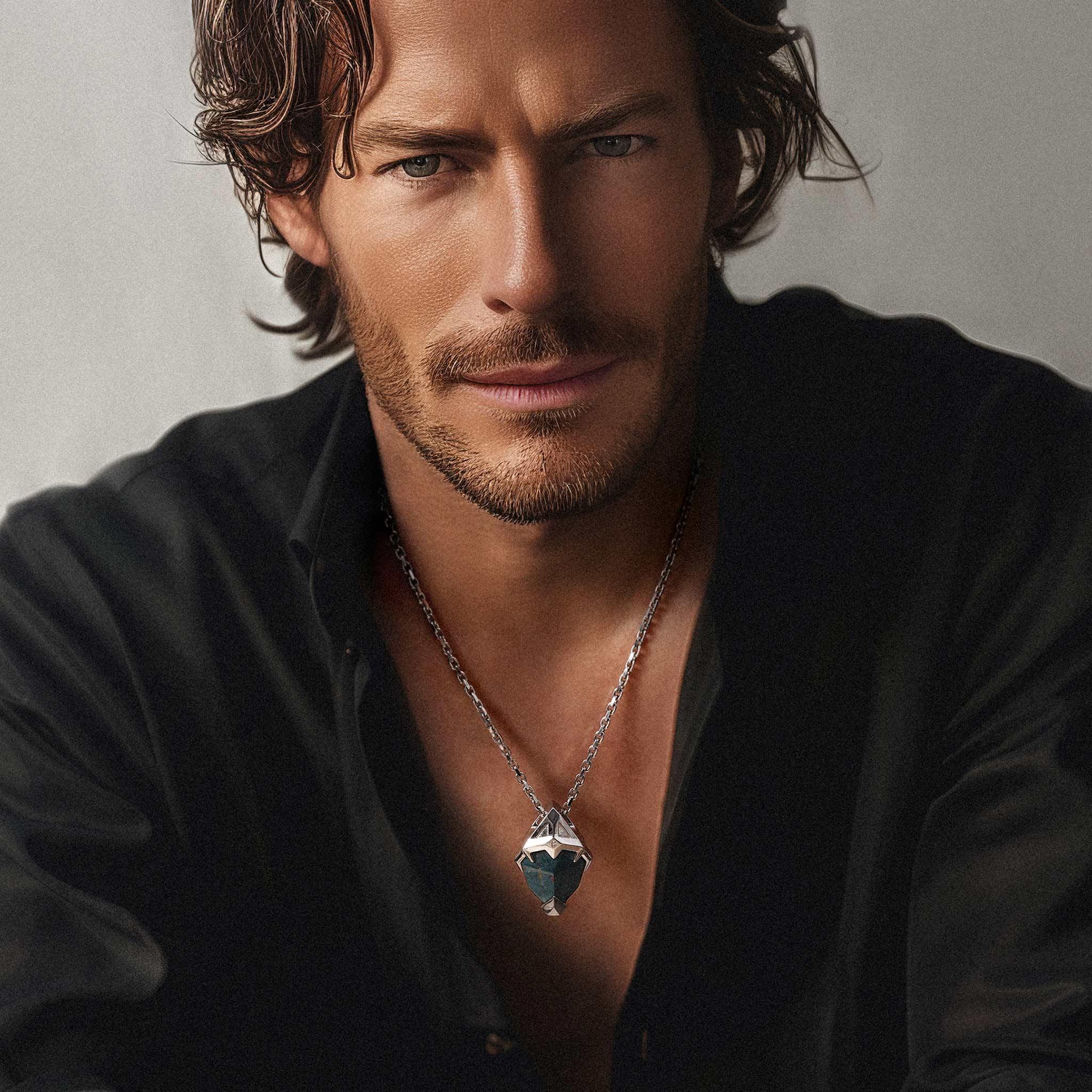 血石碧玉 維京之心 男士項鍊 - AWNL Taiwan |北歐瑞典設計師品牌