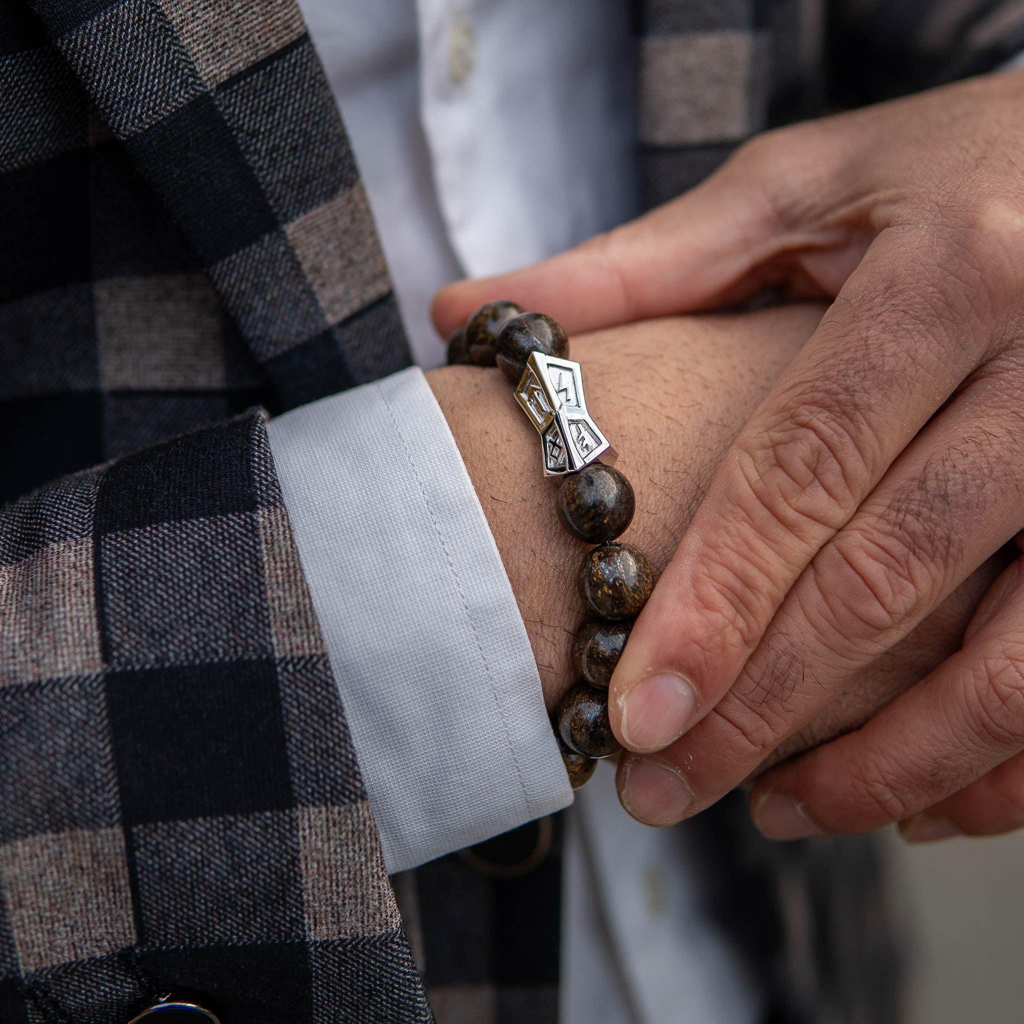 古銅輝 火焰之刃 男士手鍊 - AWNL Taiwan