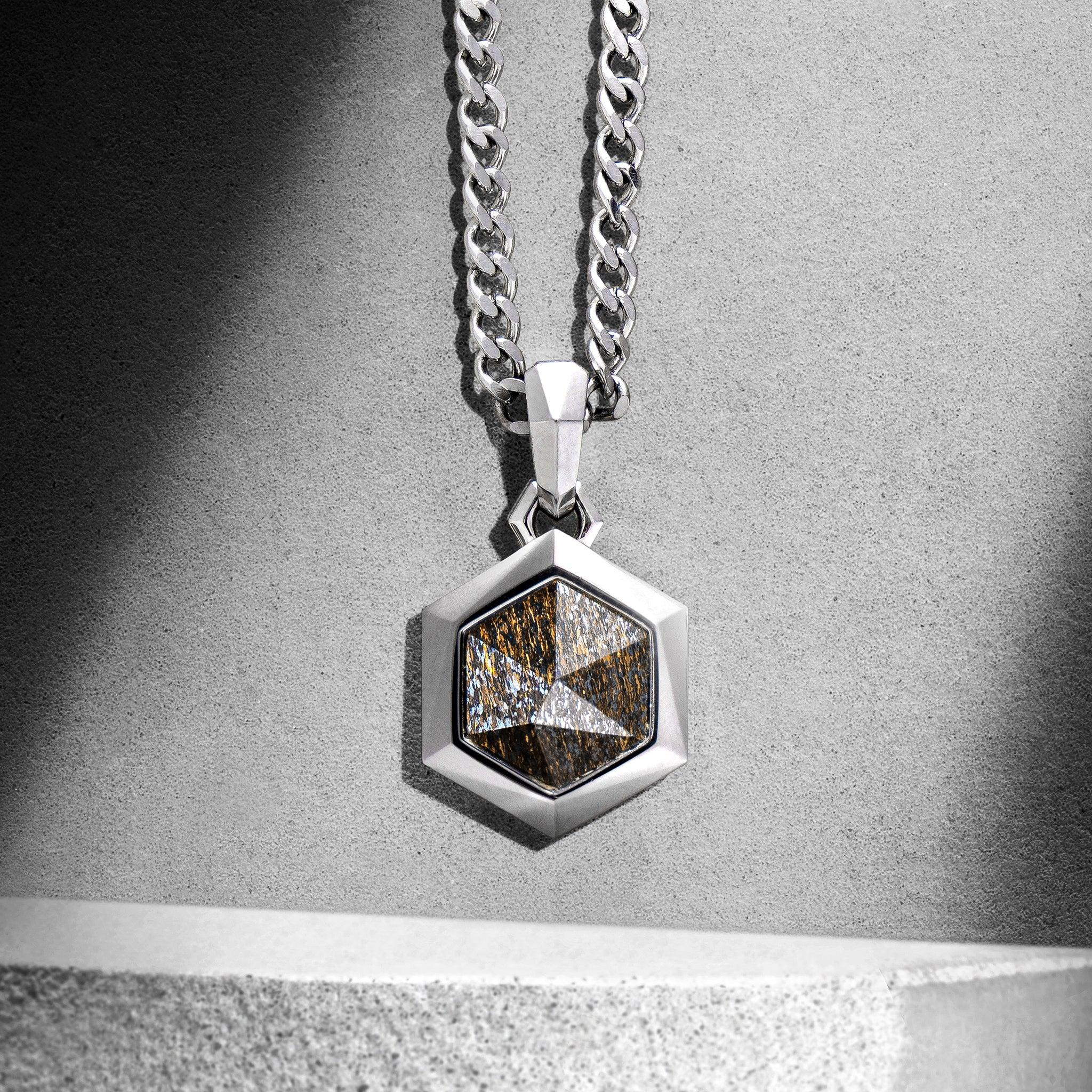 古銅輝 維京勇者之盾 男士項鍊 - AWNL Taiwan |北歐瑞典設計師品牌