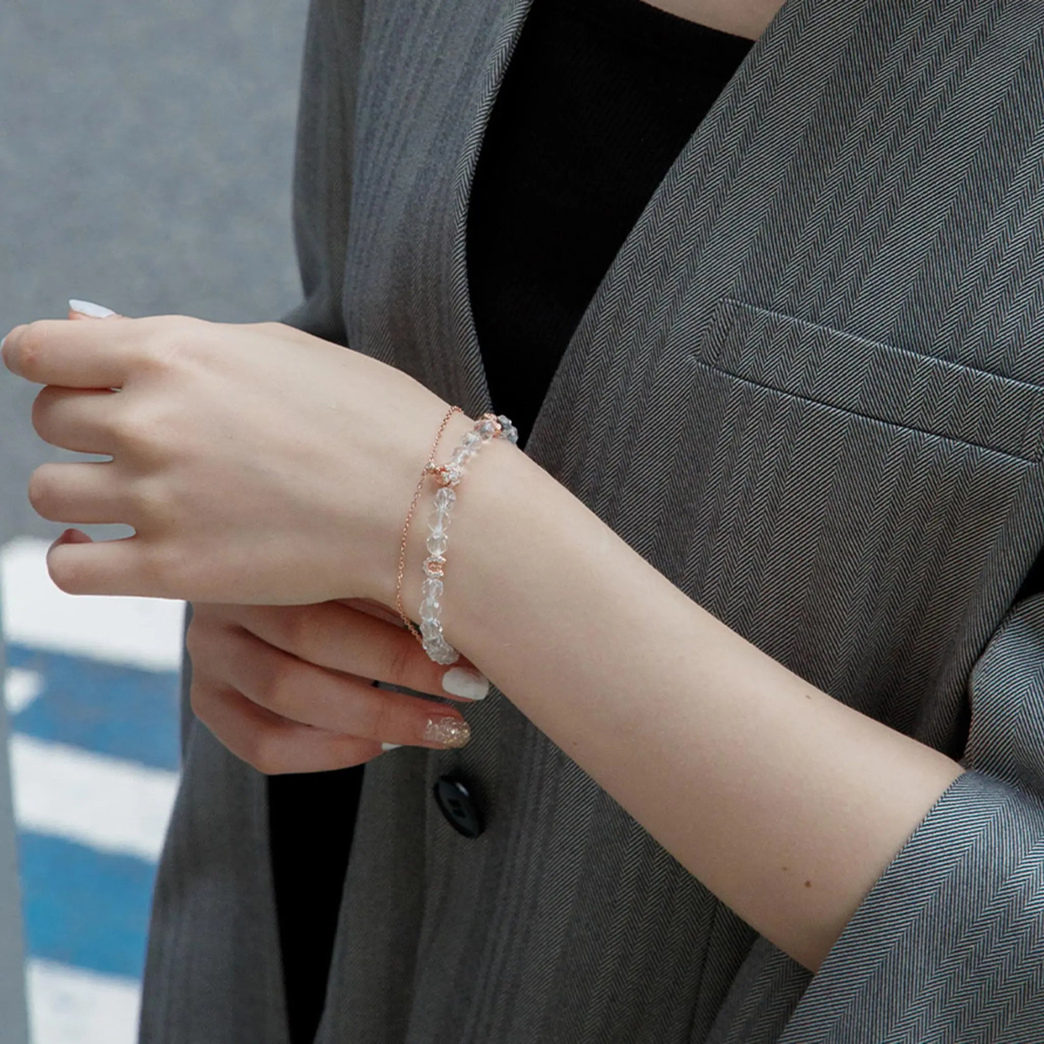 白水晶 北歐小幸運 女士手鍊 - AWNL Taiwan