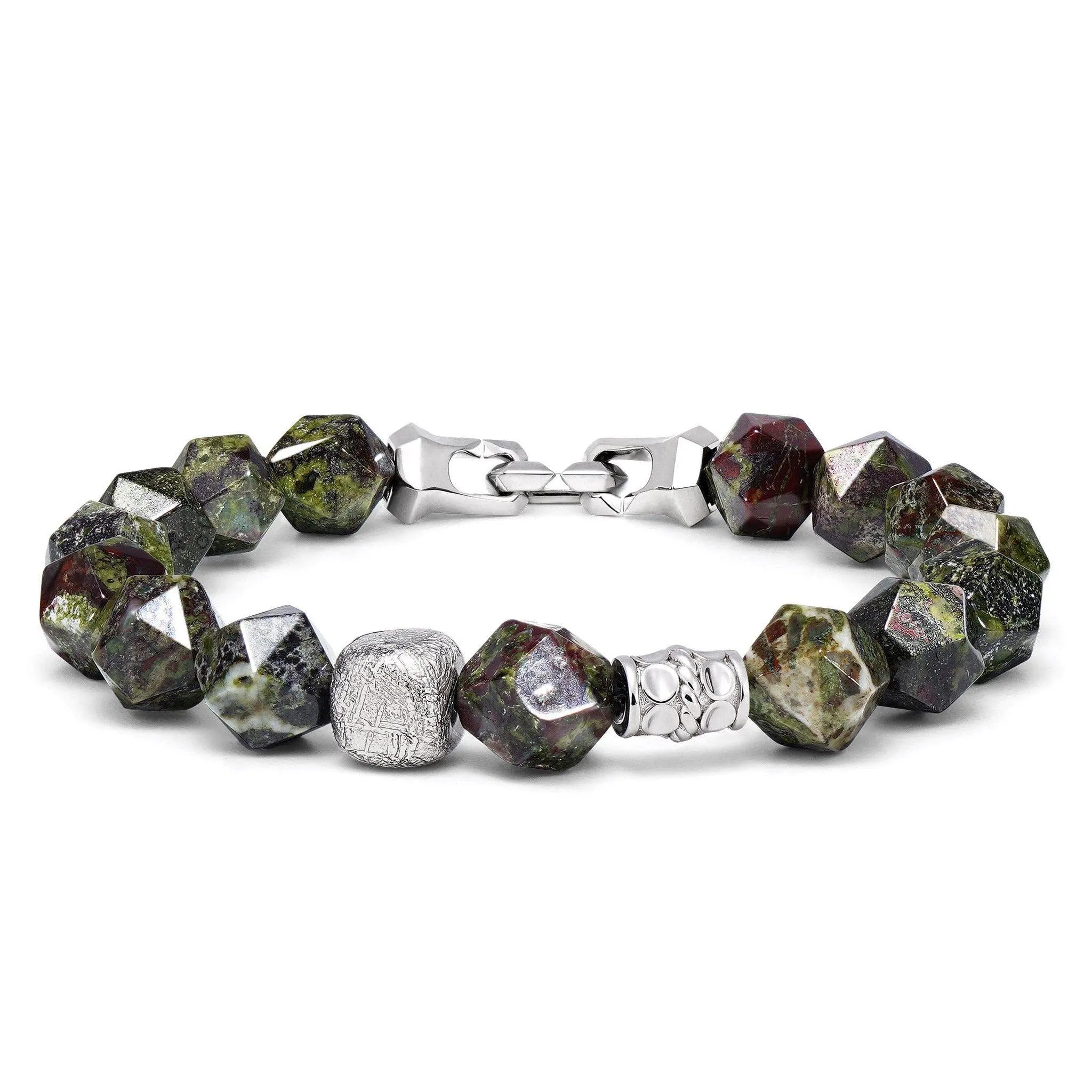 瑞典隕石 龍血石 屠龍 男士手鍊 - AWNL Taiwan