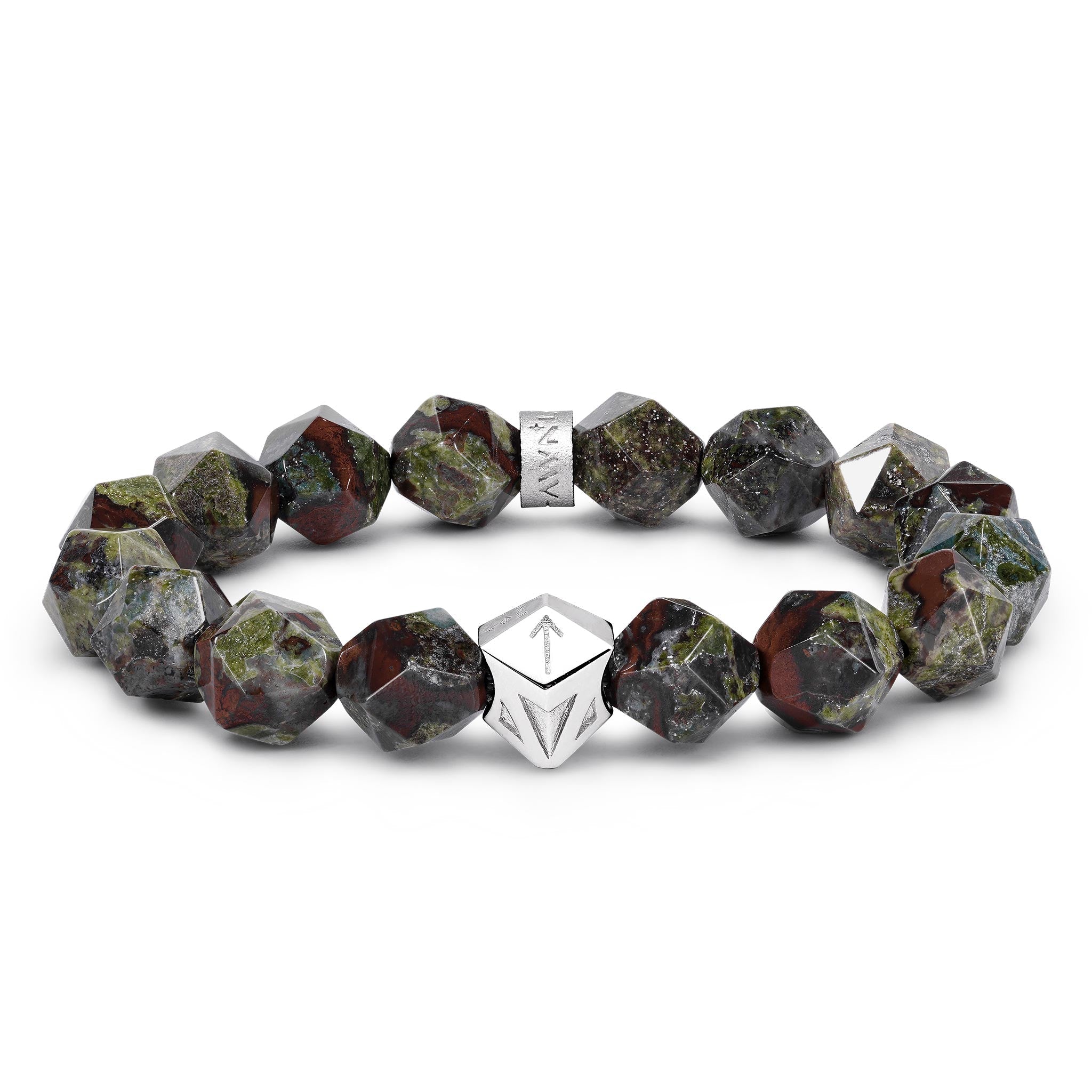 龍血石 汗血武士 盧恩符文 男士手鍊 - AWNL Taiwan