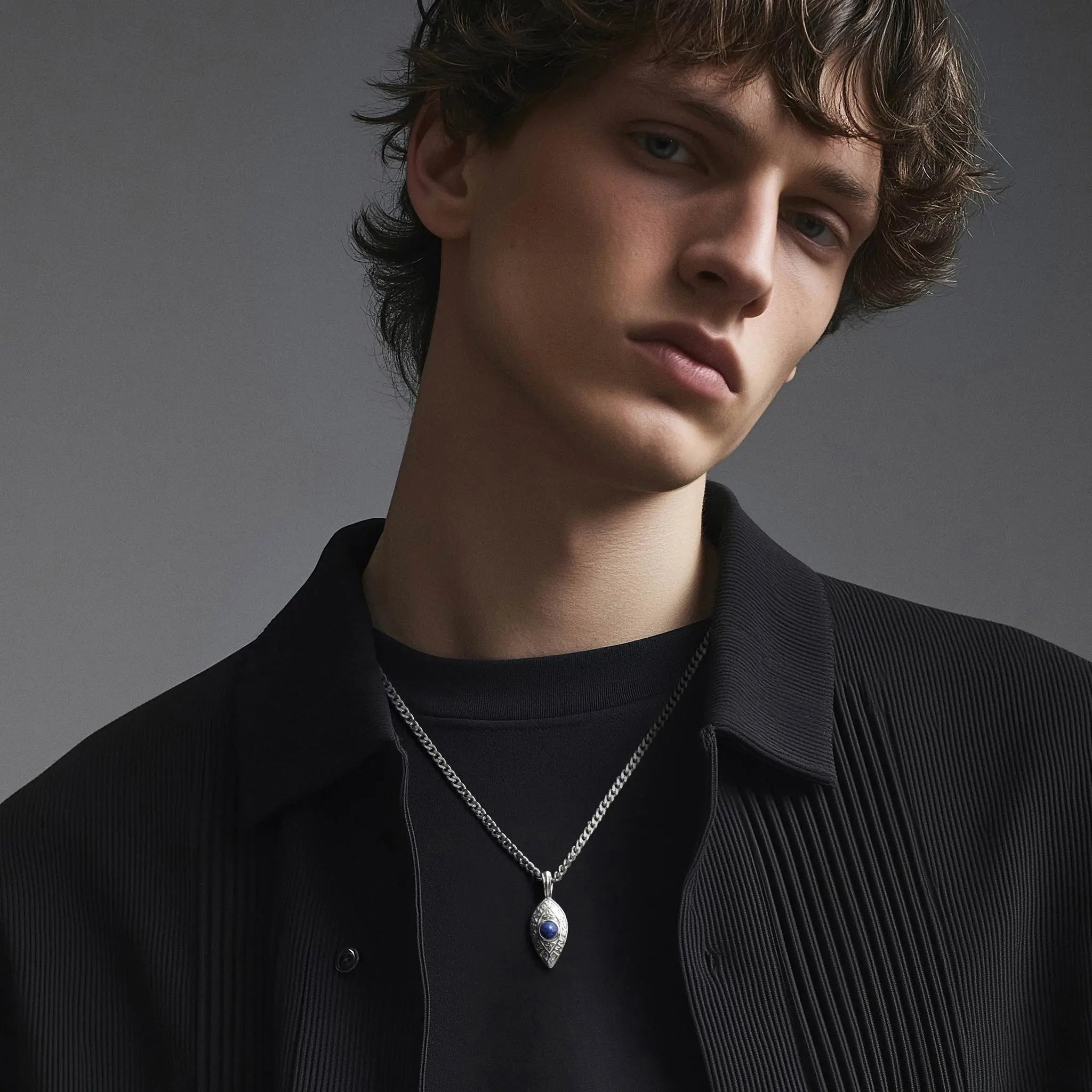 藍線石 盧恩符文 凱爾特 項鍊 - AWNL Taiwan