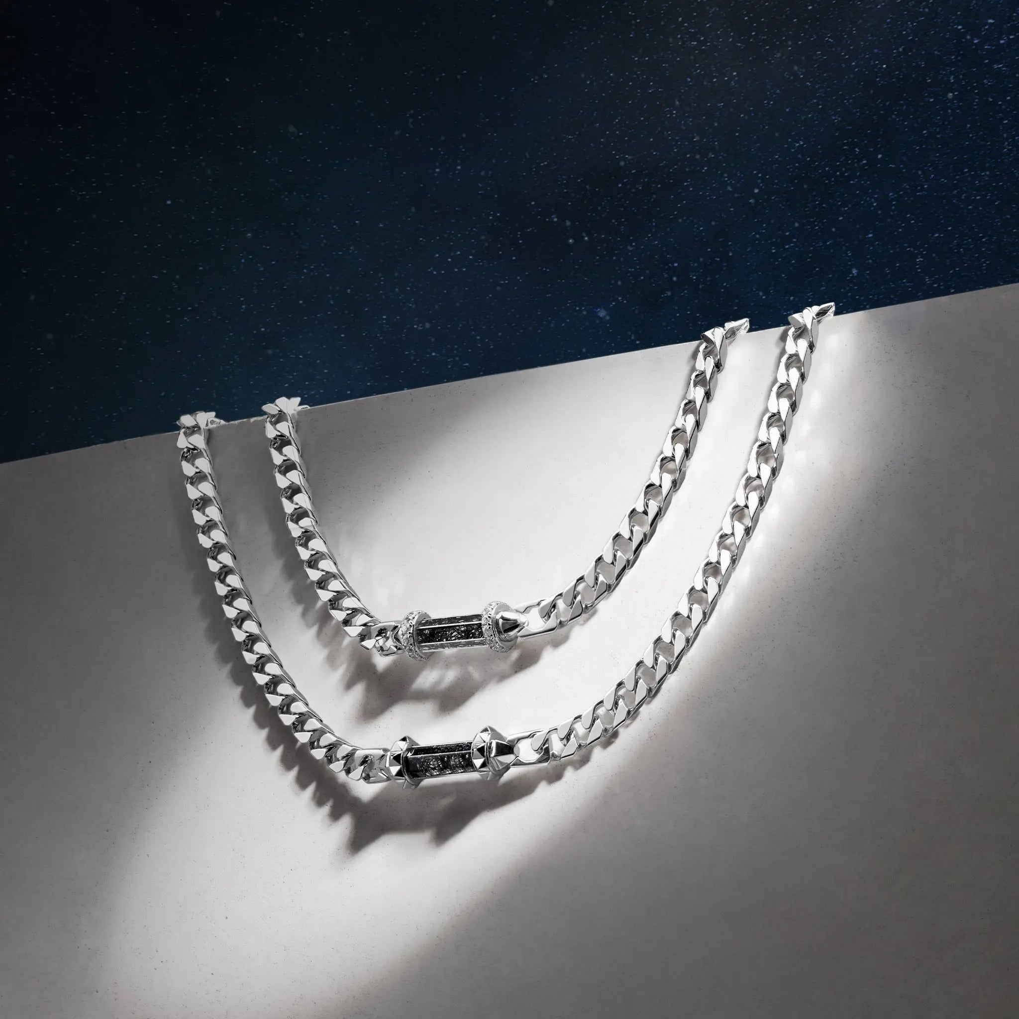 髮晶 情侶時空幻境 男士項鍊 - AWNL Taiwan