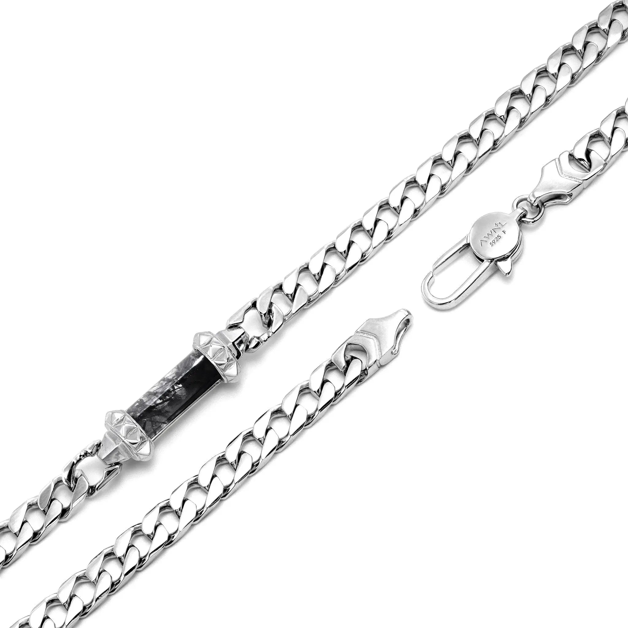 髮晶 情侶時空幻境 男士項鍊 - AWNL Taiwan