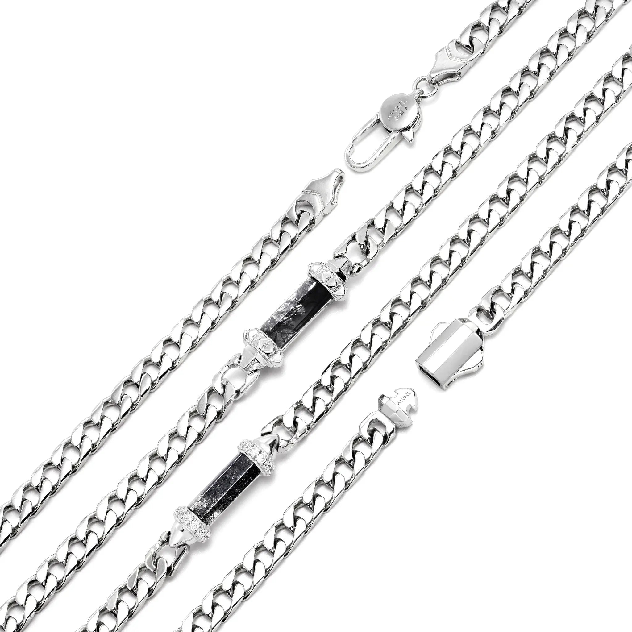 髮晶 情侶時空幻境 男士項鍊 - AWNL Taiwan