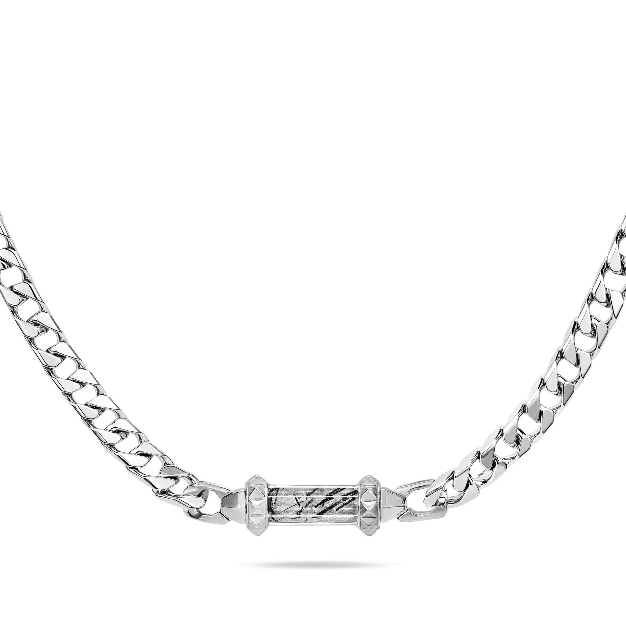 髮晶 情侶時空幻境 男士項鍊 - AWNL Taiwan