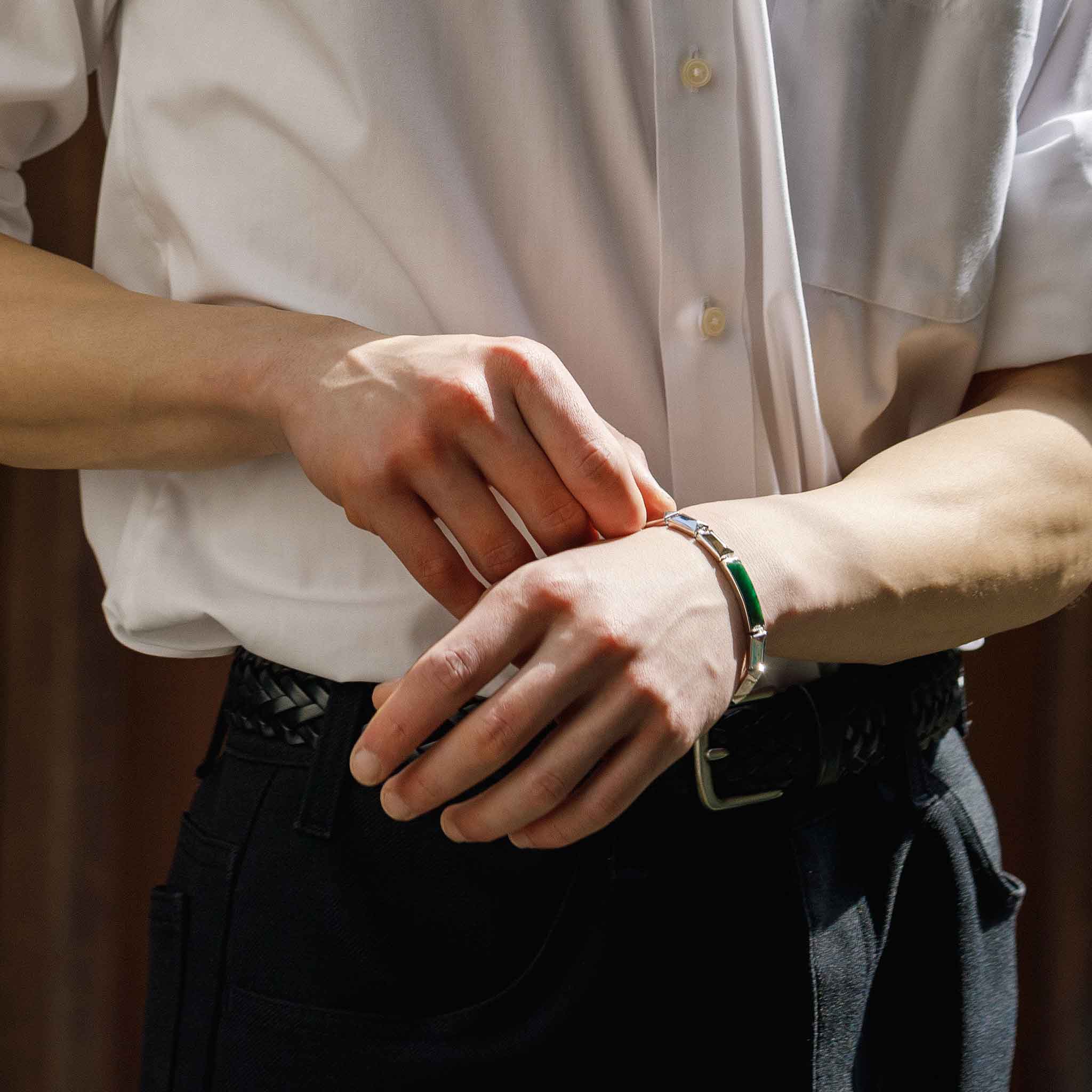 祖母晶 奧古斯都天際 男士手鍊 - AWNL Taiwan