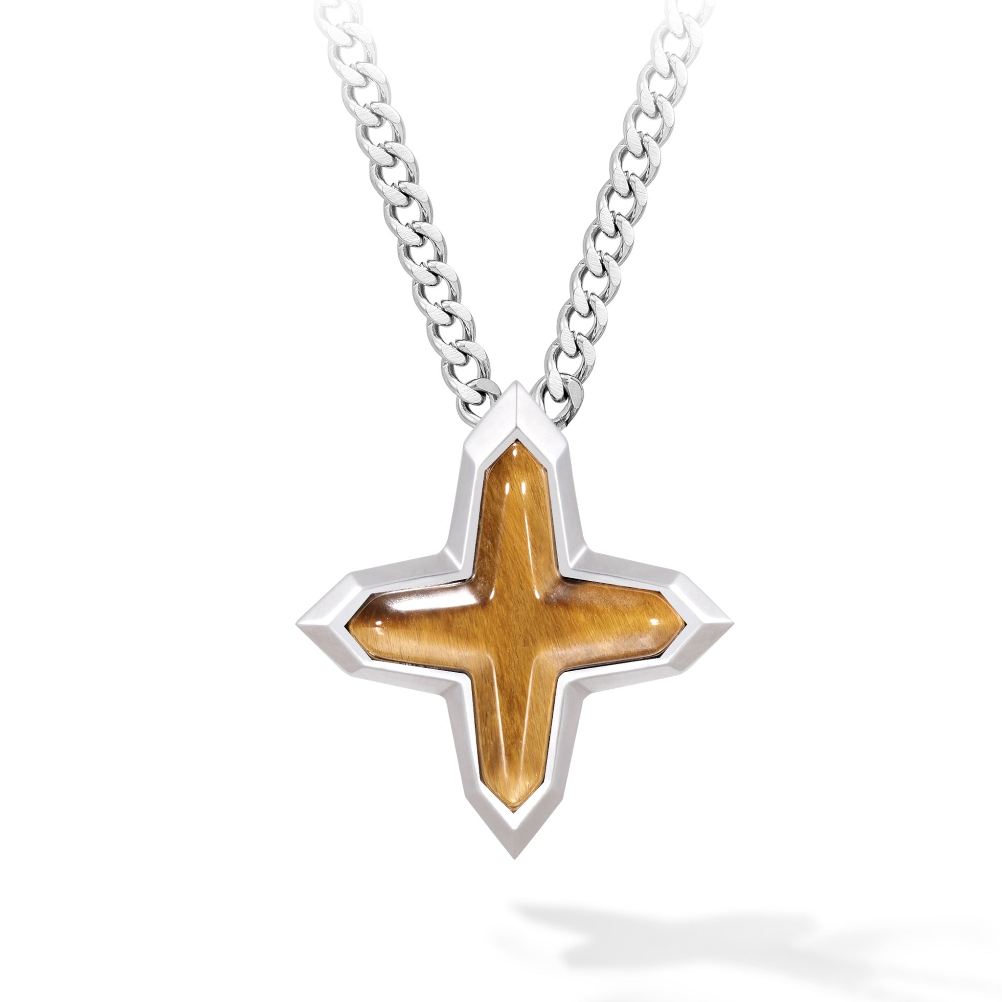 金虎眼 天狼十字星 男士項鍊 - AWNL Taiwan