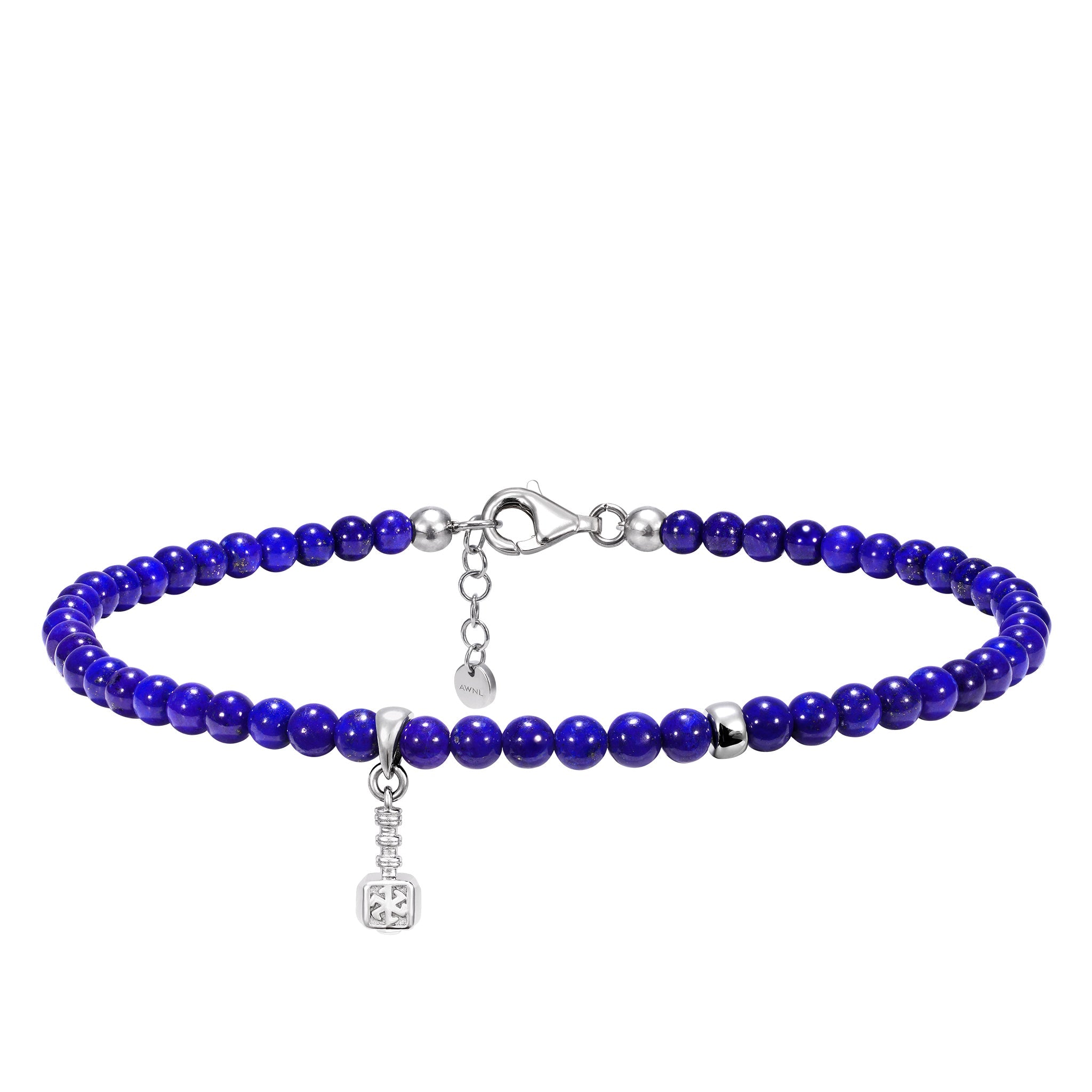 青金石 雷神之鎚 男士腳鍊 - AWNL Taiwan