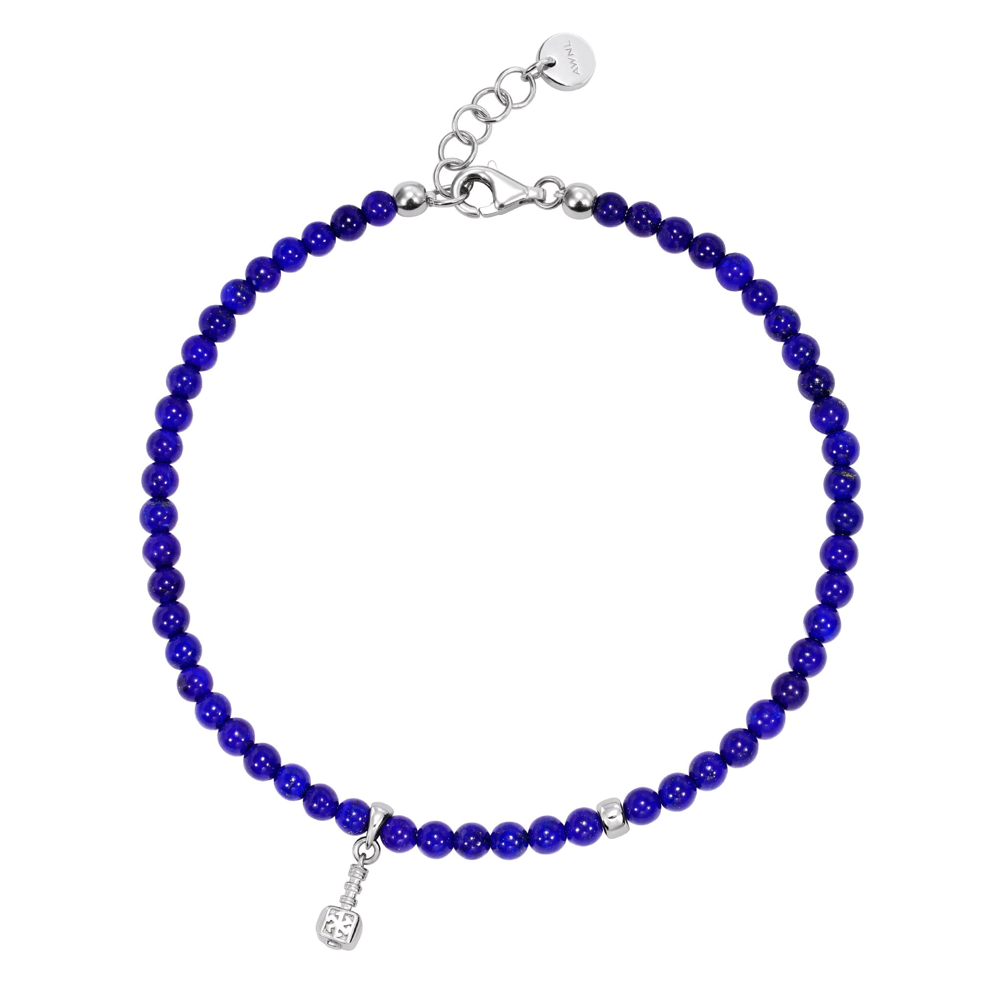 青金石 雷神之鎚 男士腳鍊 - AWNL Taiwan