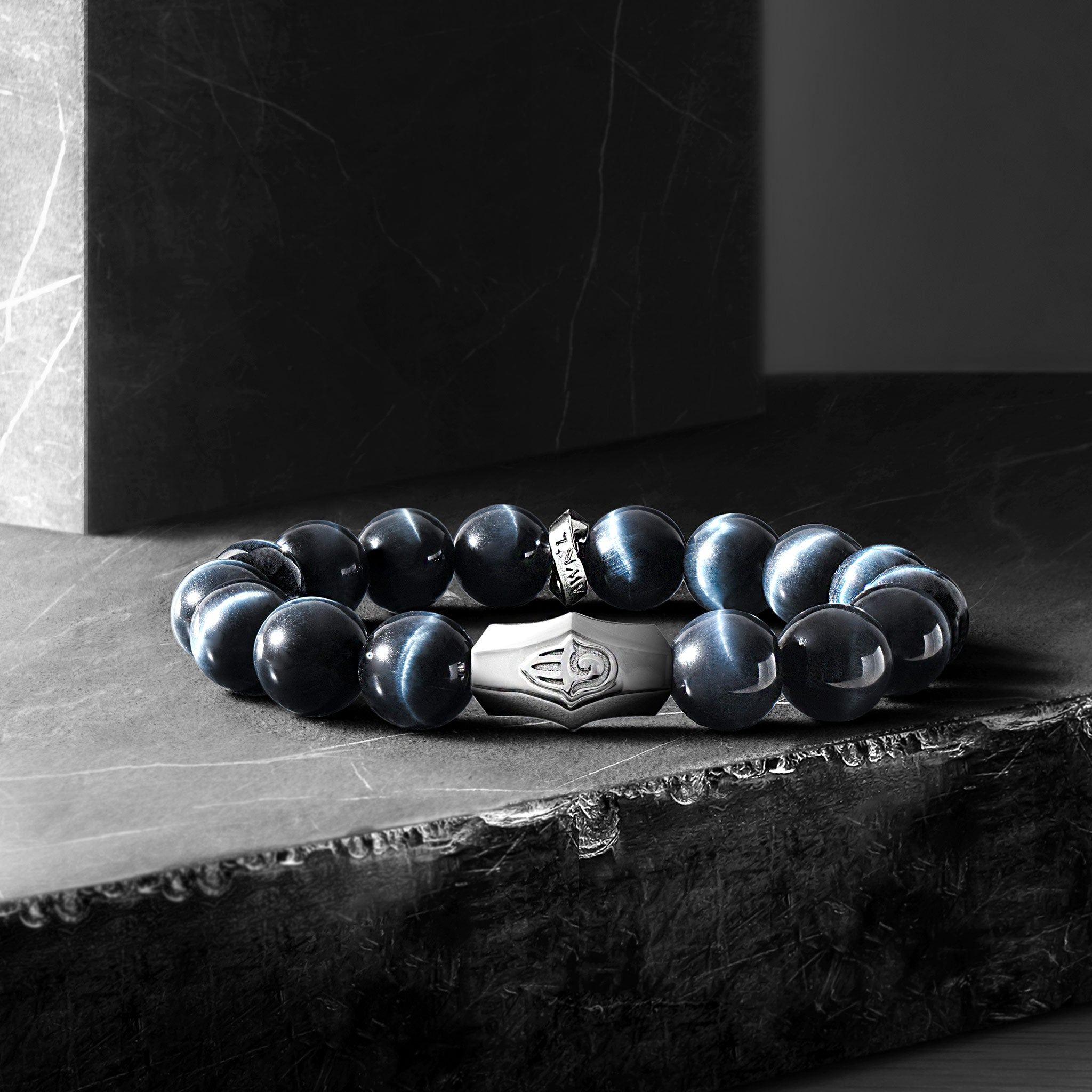 鷹眼石 法蒂瑪之手 男士手鍊 - AWNL Taiwan