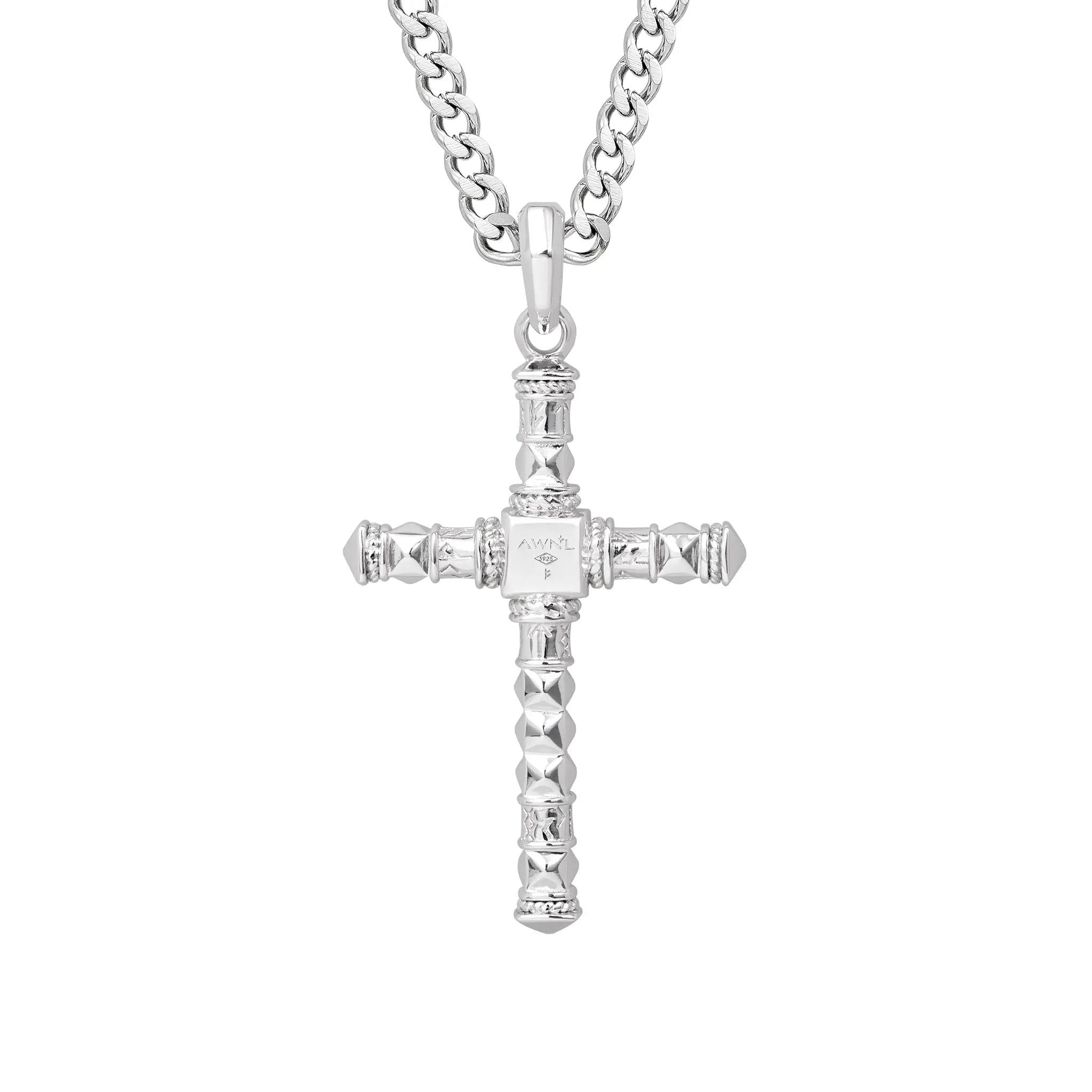 瑞典隕石 十字架 男士項鍊 - AWNL Taiwan