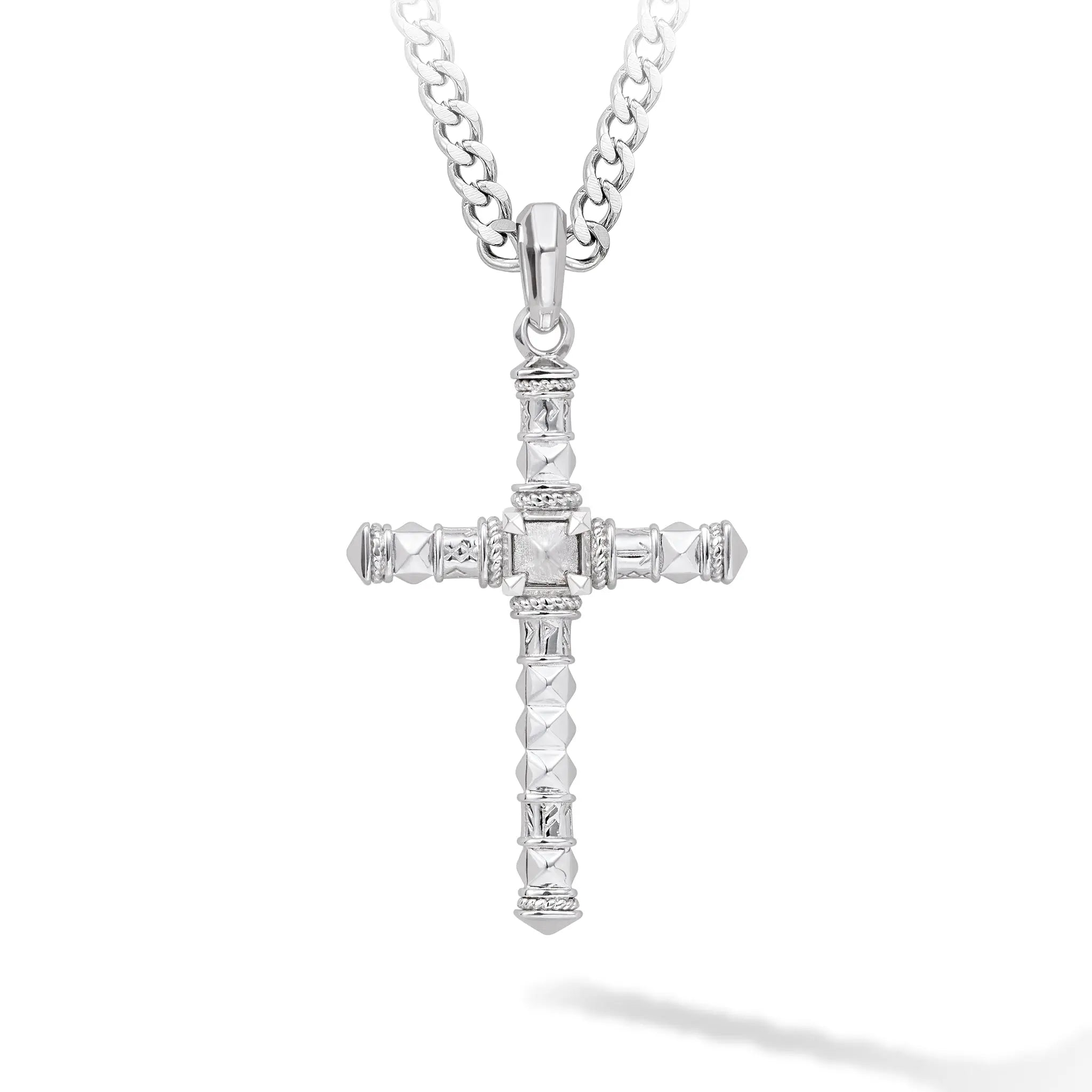 瑞典隕石 十字架 男士項鍊 - AWNL Taiwan