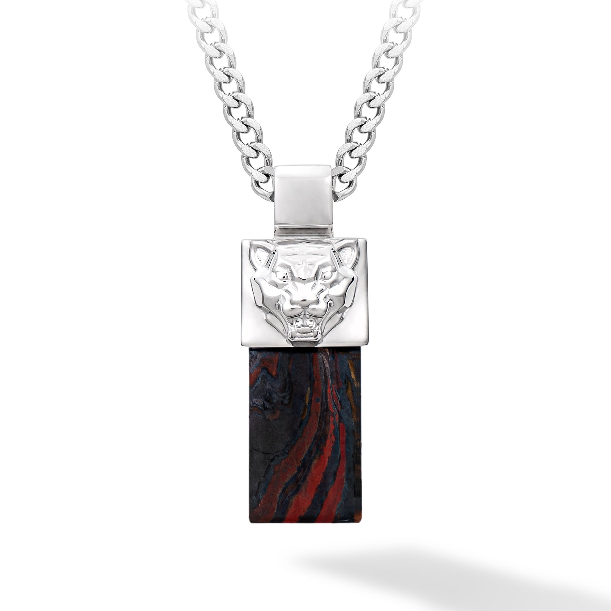 紅鐵虎 虎頭 男士項鍊 - AWNL Taiwan