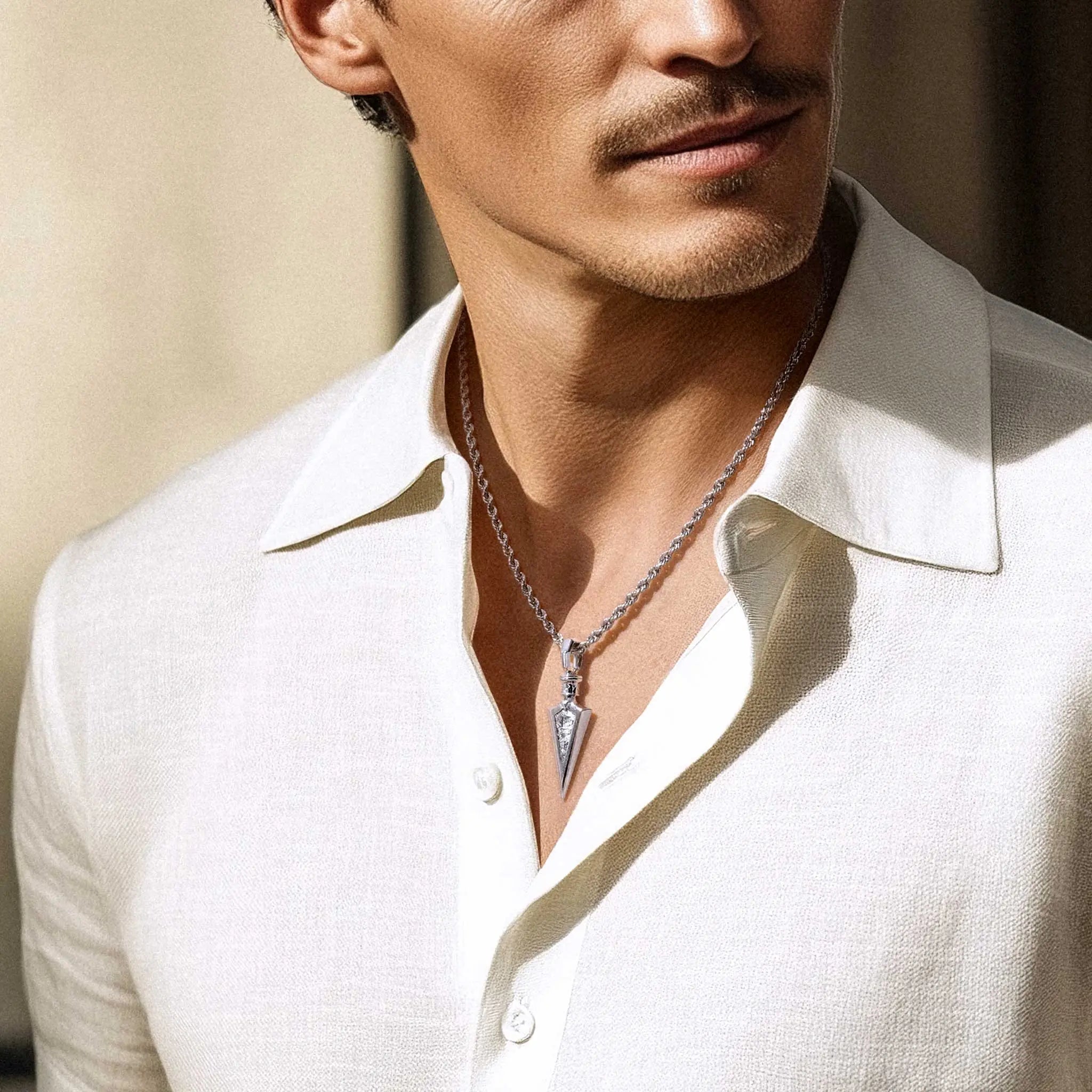 瑞典隕石 時空之箭 男士項鍊 - AWNL Taiwan