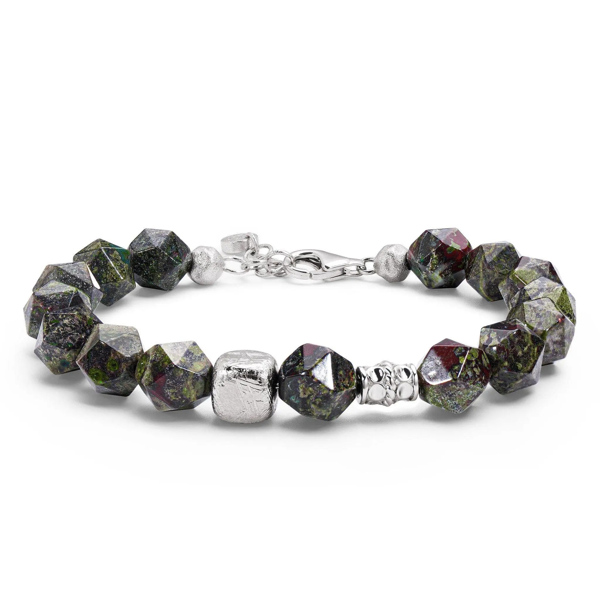 AWNL 瑞典珠寶 瑞典隕石 天然晶石 龍血石 屠龍 男士手鍊 隕石手鍊- AWNL Taiwan