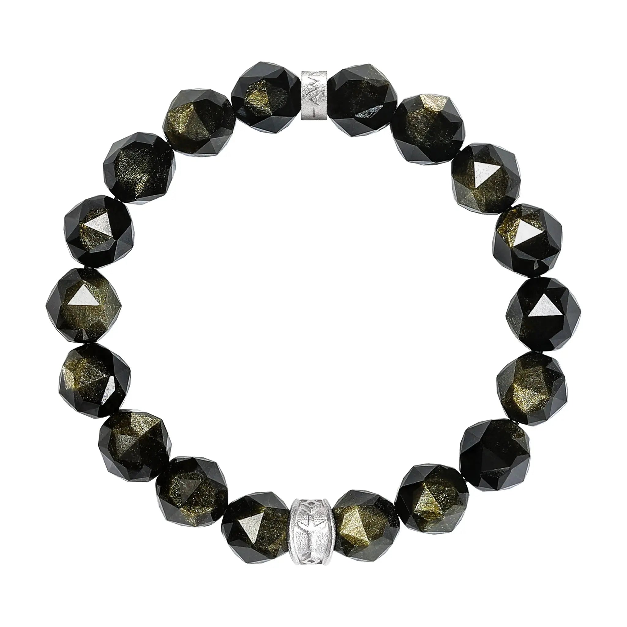 金曜石 維京 盧恩符文 男士手鍊 - AWNL Taiwan