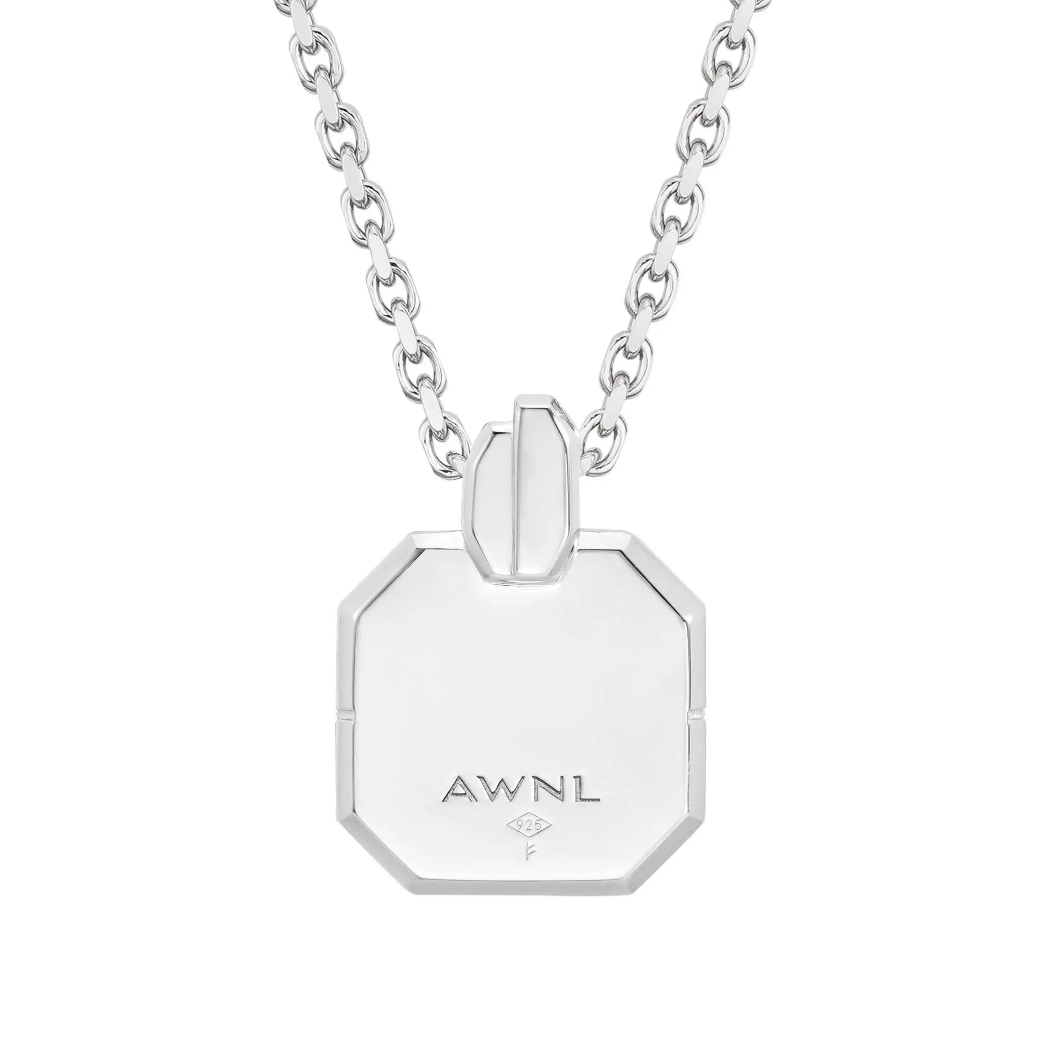 AWNL 瑞典珠寶 天然晶石 金曜石 太空艙 男士項鍊 晶石項鍊 - AWNL Taiwan