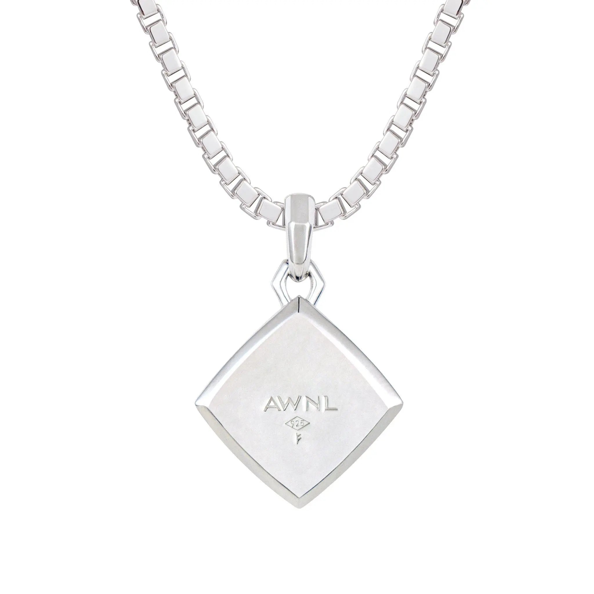 AWNL 瑞典珠寶 天然晶石 青金石 男士項鍊 晶石項鍊- AWNL Taiwan