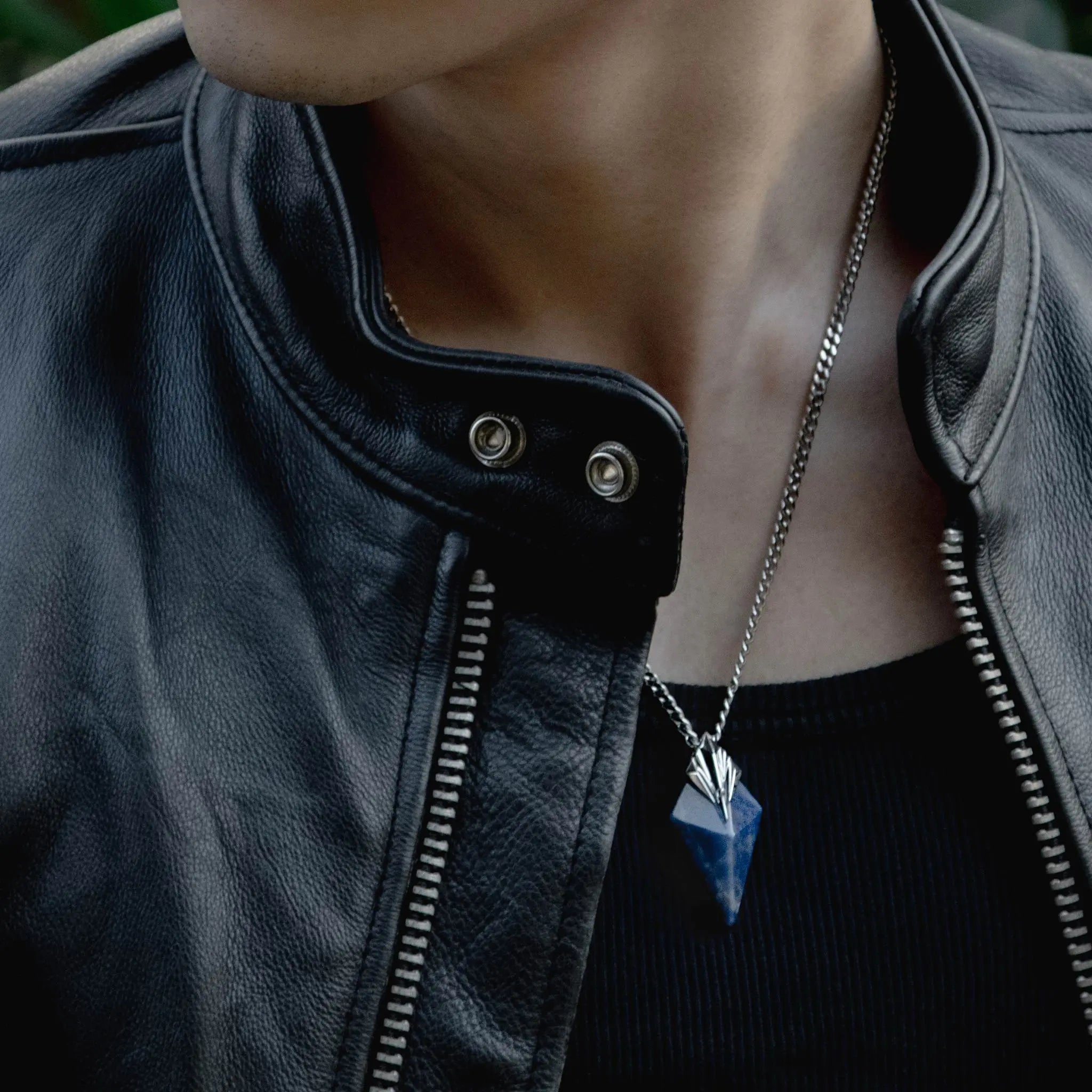 藍紋石 波塞頓 男士項鍊 兩款可選 - AWNL Taiwan