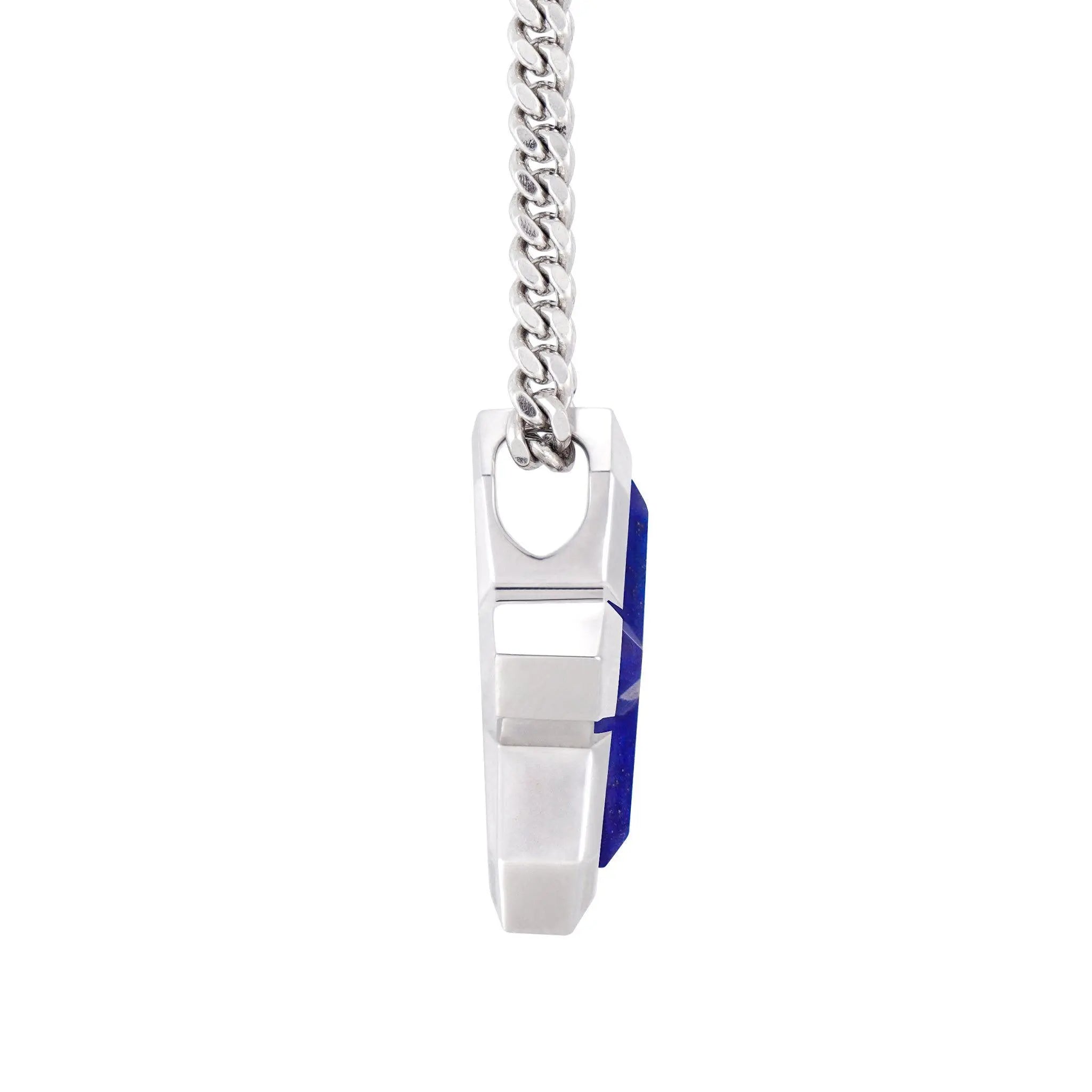 AWNL 瑞典珠寶 天然晶石 青金石 天狼十字星 男士項鍊 晶石項鍊 - AWNL Taiwan