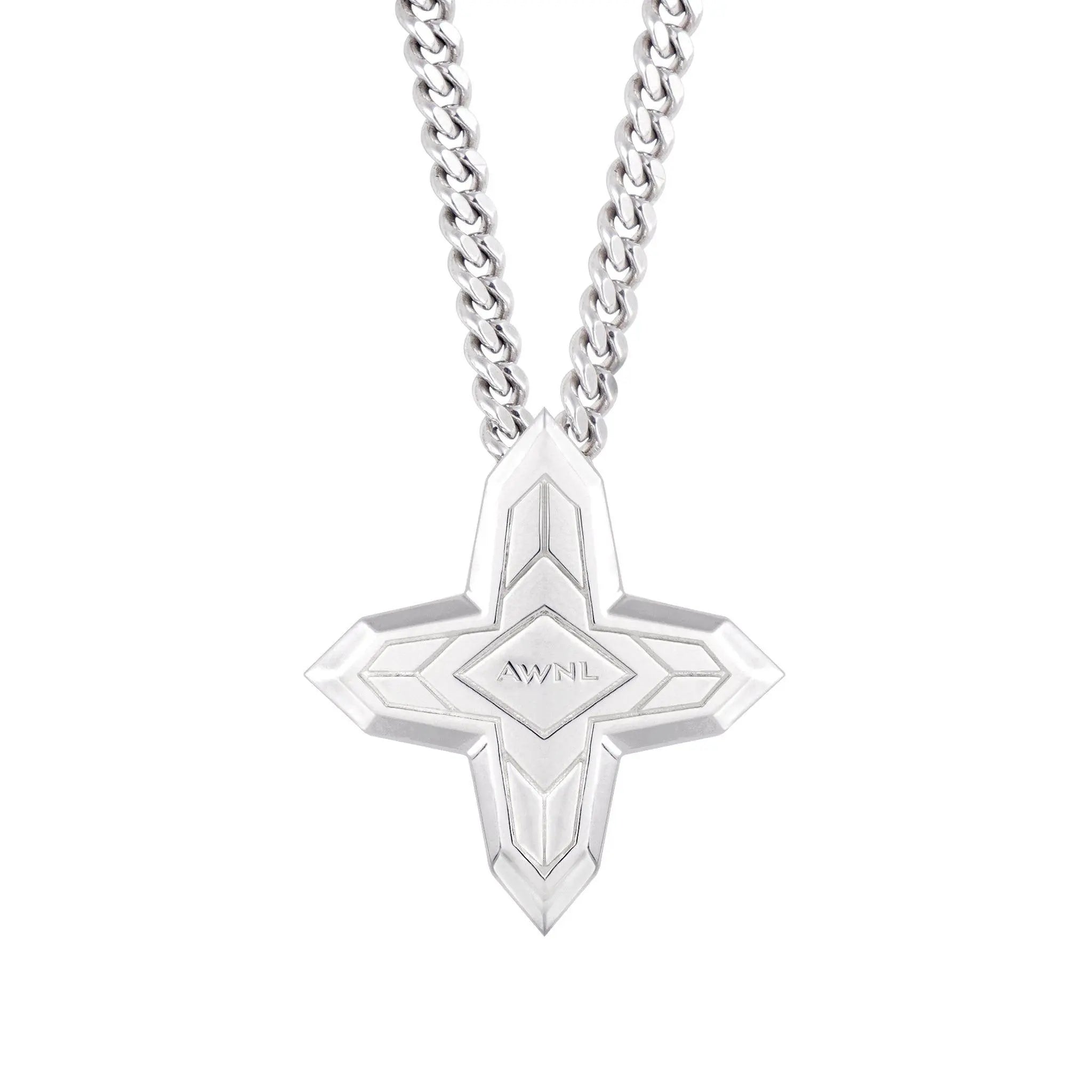 AWNL 瑞典珠寶 天然晶石 青金石 天狼十字星 男士項鍊 晶石項鍊 - AWNL Taiwan