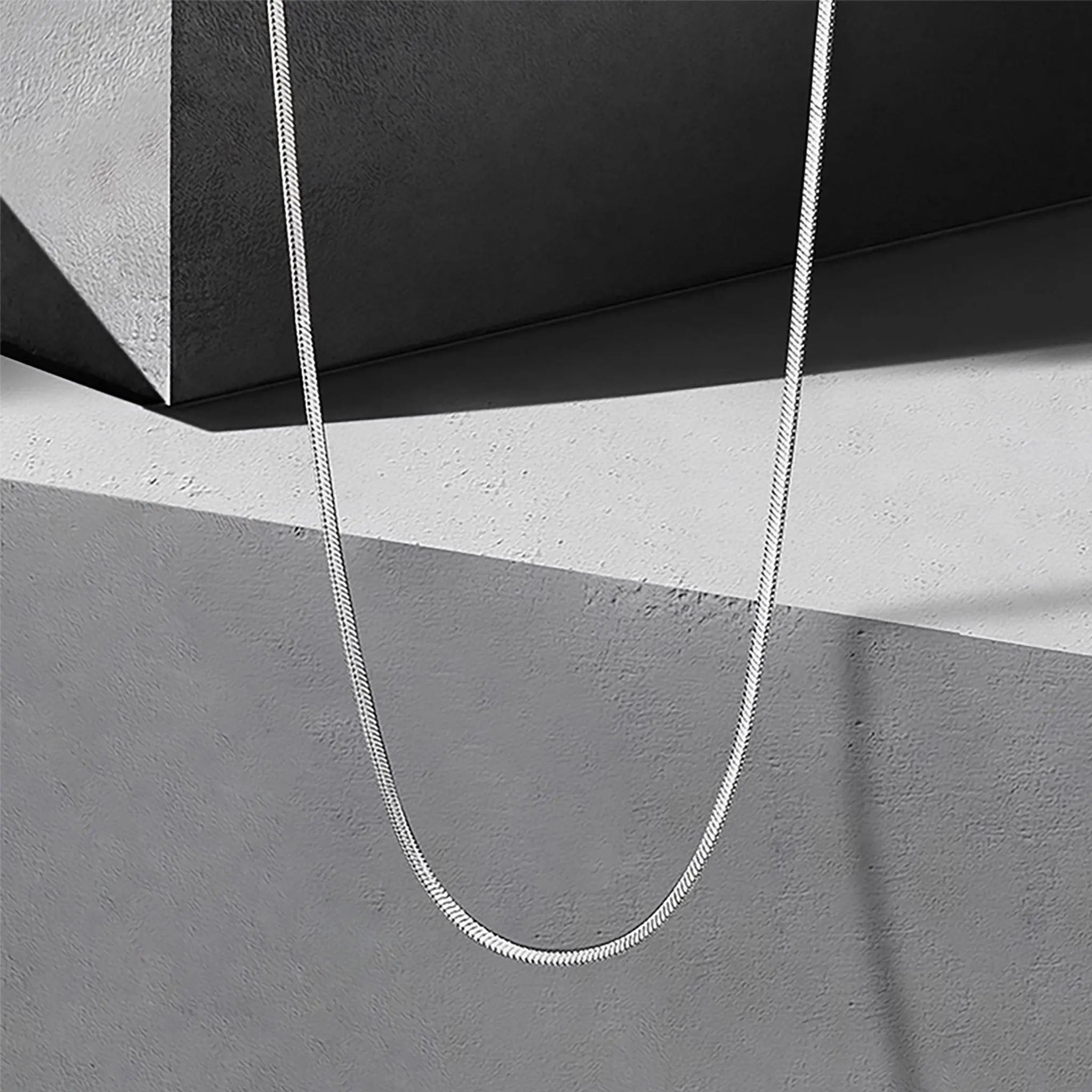 AWNL 瑞典珠寶 北歐 純銀 蛇骨鏈條項鍊 男士鏈條 - AWNL Taiwan