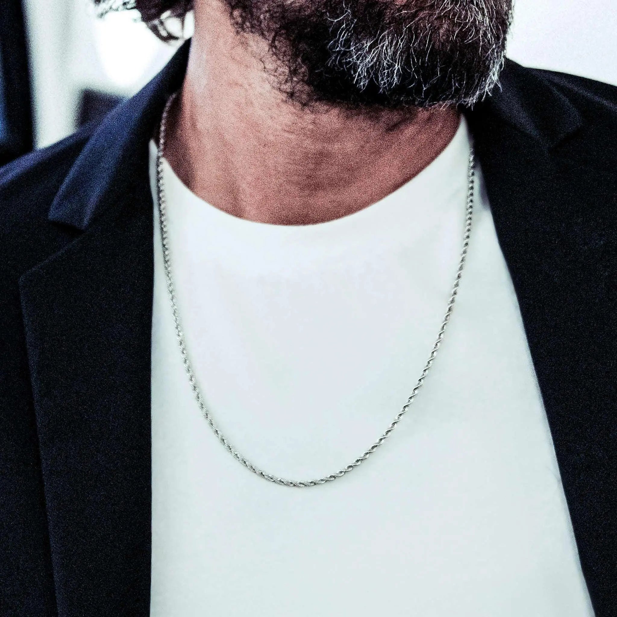 AWNL 瑞典珠寶 北歐 純銀 纜繩鏈條項鍊 男士項鍊- AWNL Taiwan