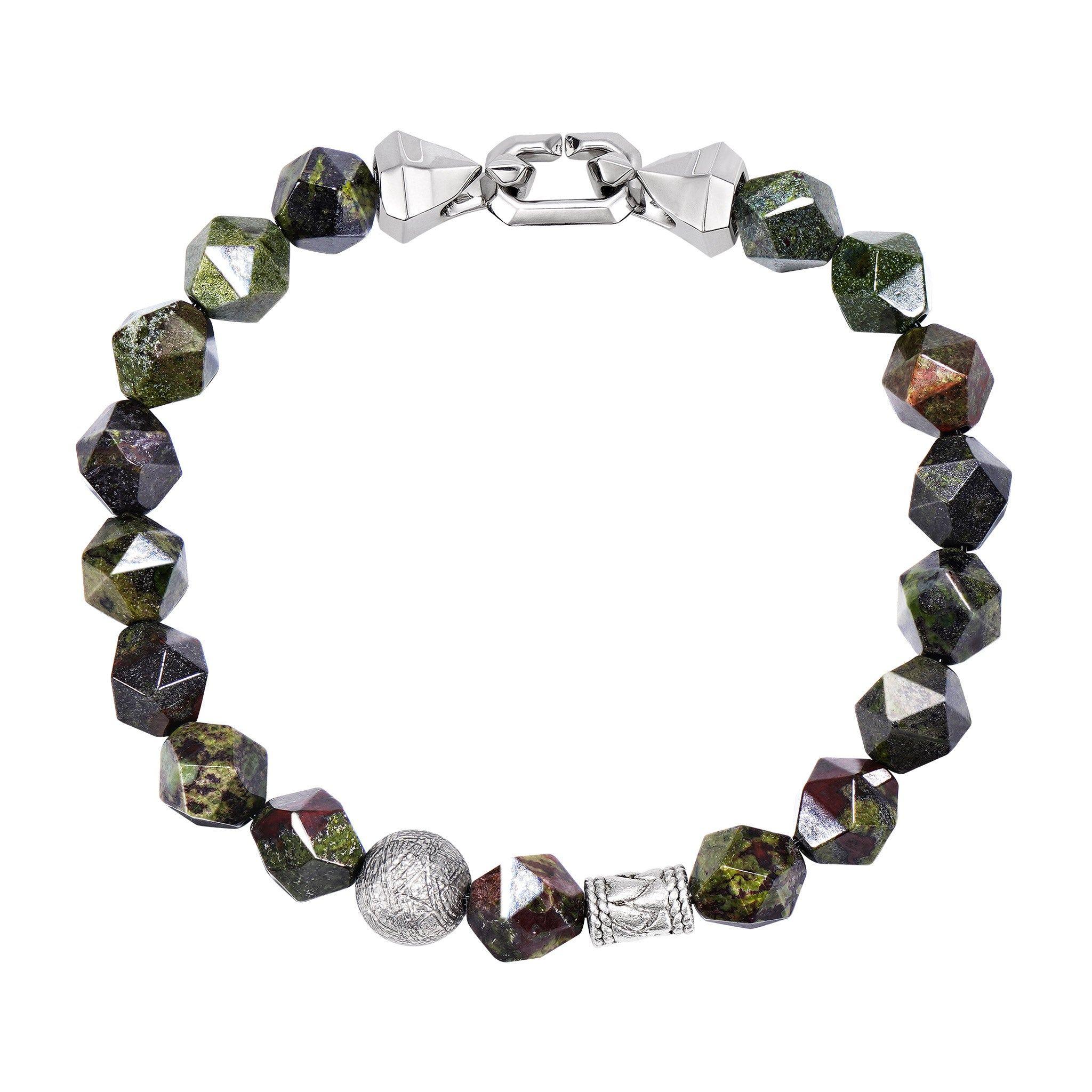 瑞典隕石 龍血石 屠龍 女士手鍊 - AWNL Taiwan