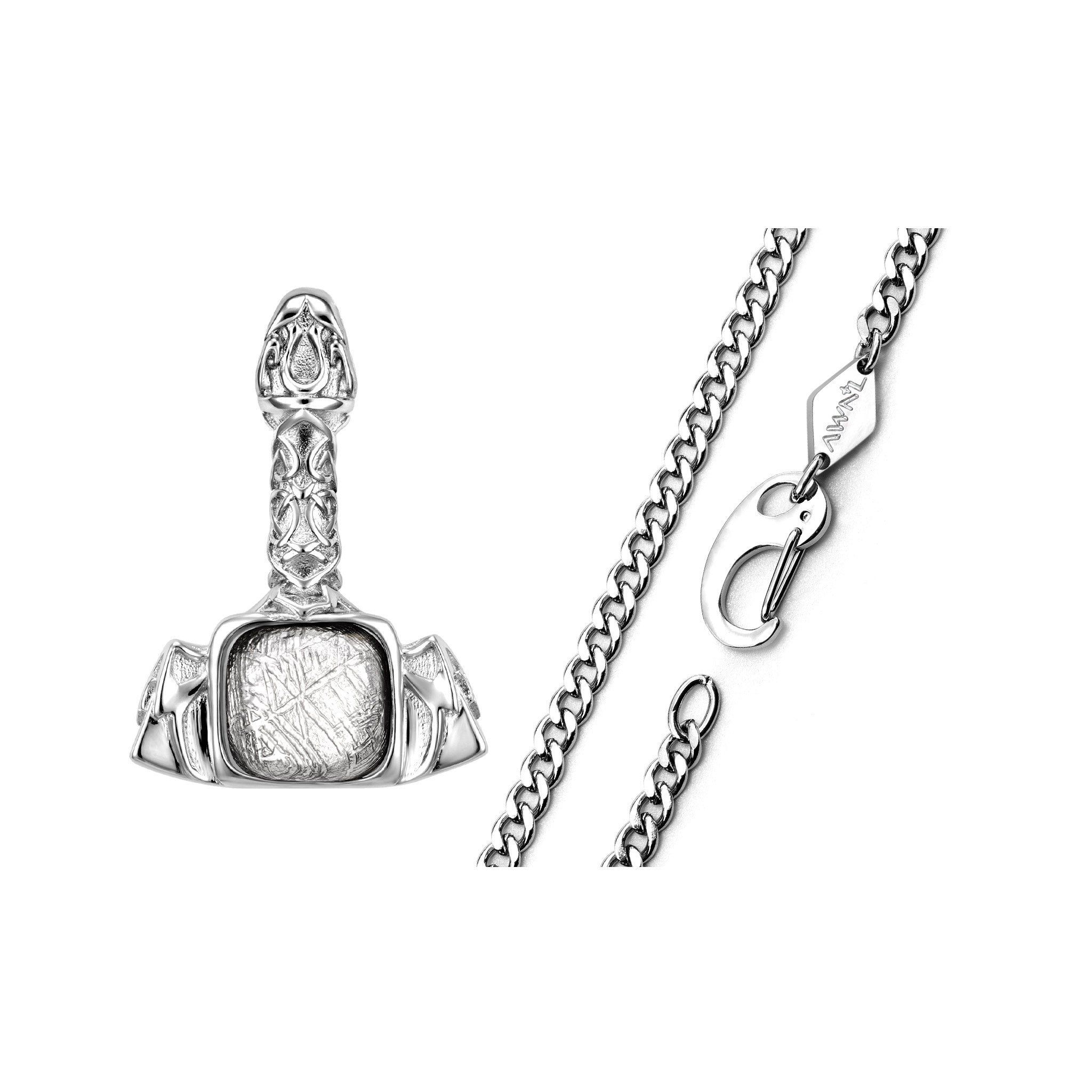 瑞典隕石 雷神之鎚 男士項鍊 - AWNL Taiwan