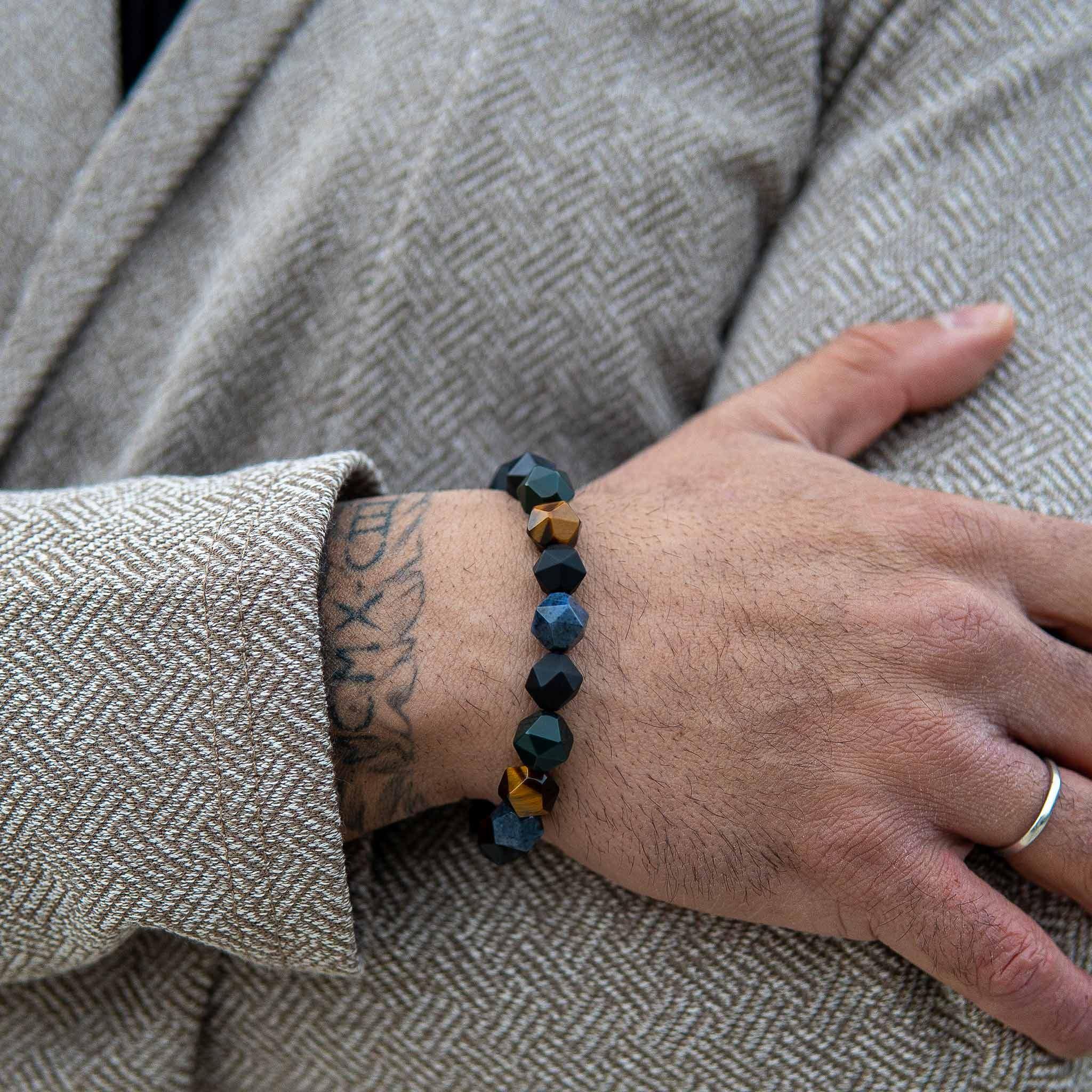 多寶珠 編織抽繩 男士手鍊 - AWNL Taiwan