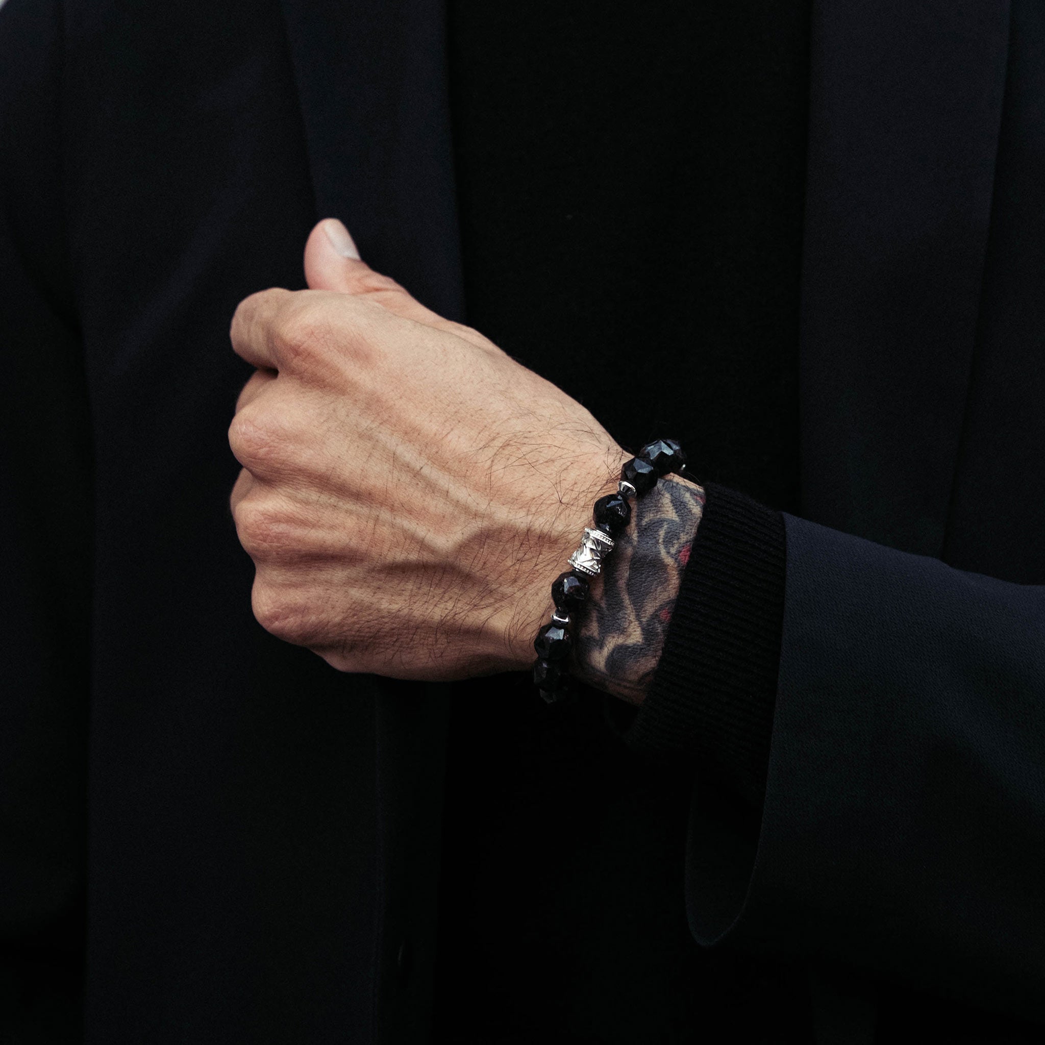 努烏邁特滾石 盧恩 成功財富 快拆扣 男士手鍊 - AWNL Taiwan