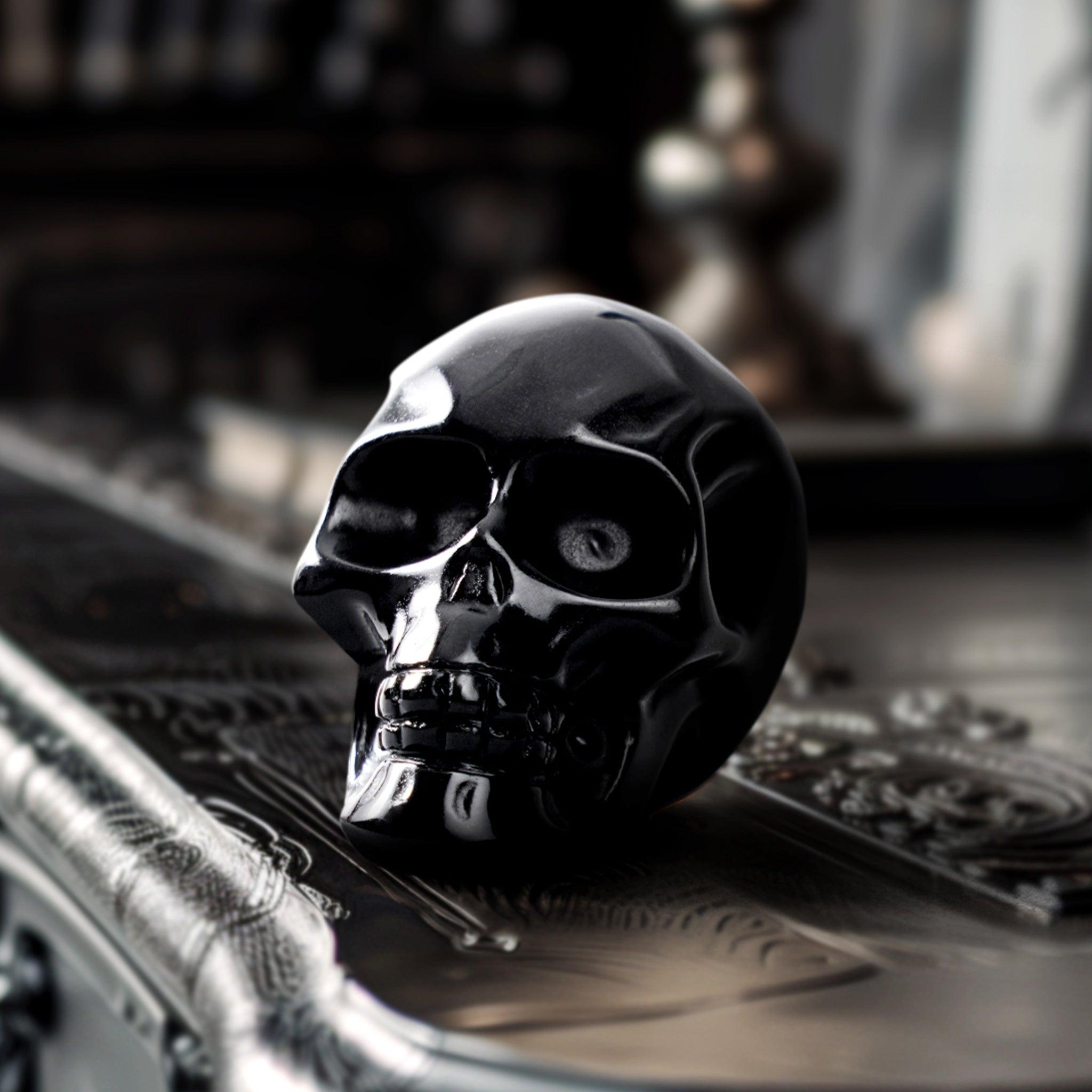 天然水晶 骷髏頭 雕刻擺飾 多款隨機 - AWNL Taiwan |北歐瑞典設計師品牌