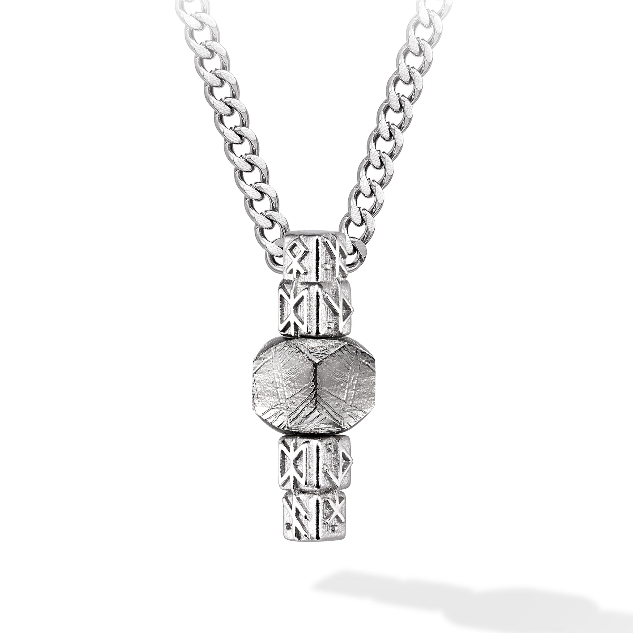 瑞典隕石 永恆之槍 組合盧恩 男士項鍊 - AWNL Taiwan