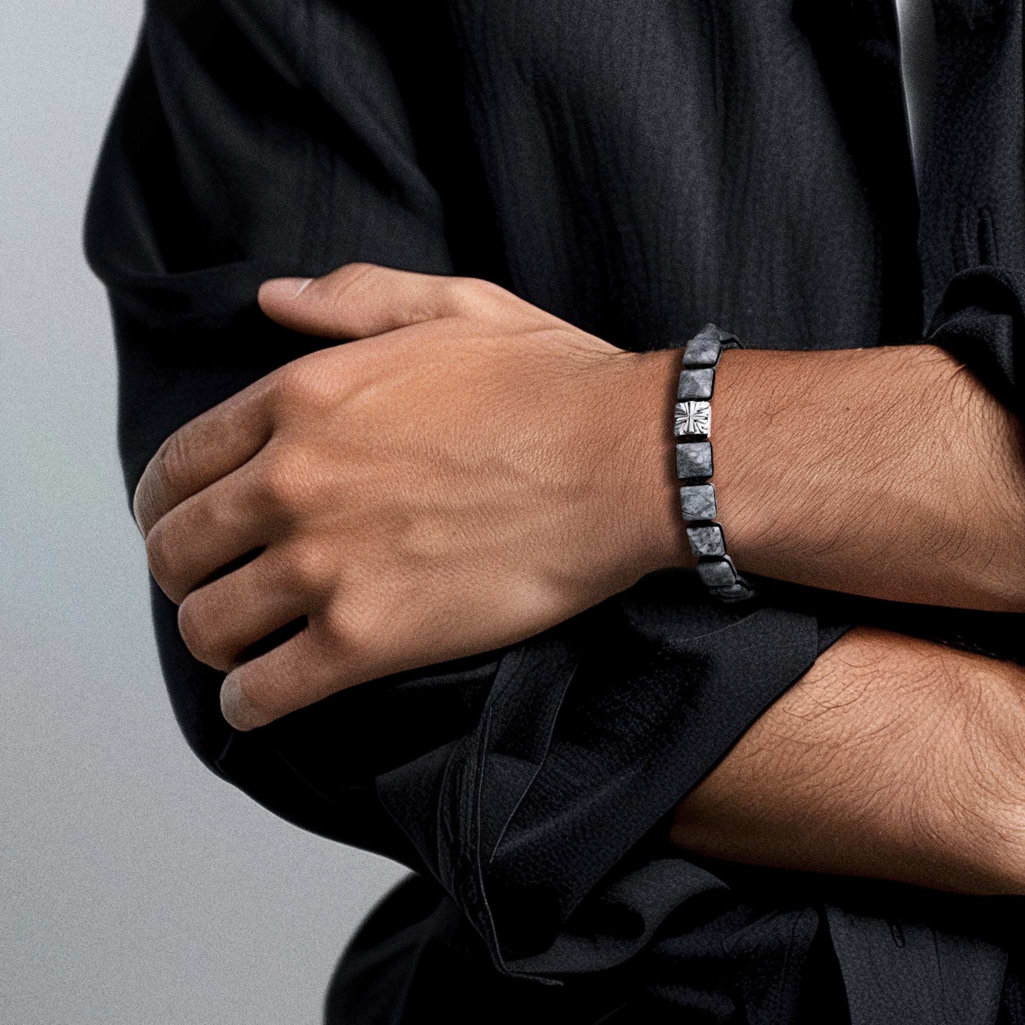 畢卡索石 騎士十字勳章 男士手鍊 - AWNL Taiwan