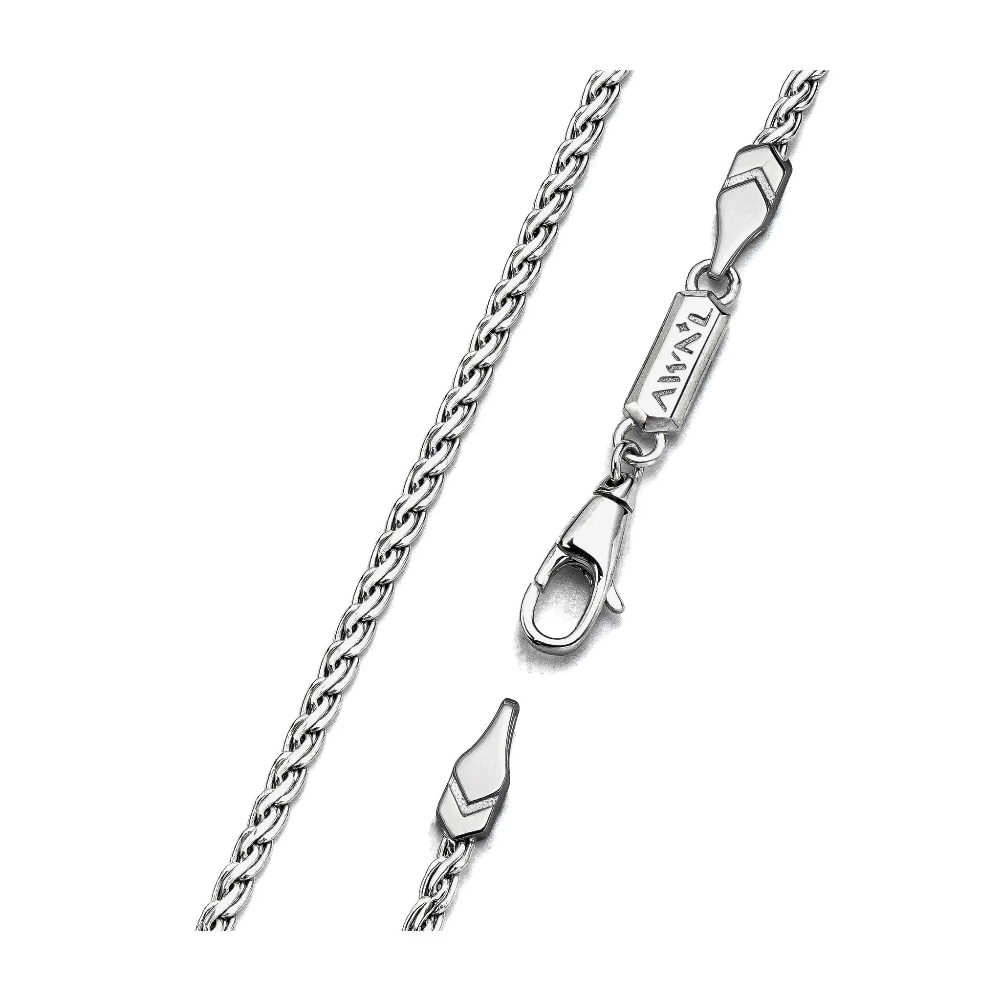 銀曜石 熾天使之翼 男士項鍊 - AWNL Taiwan