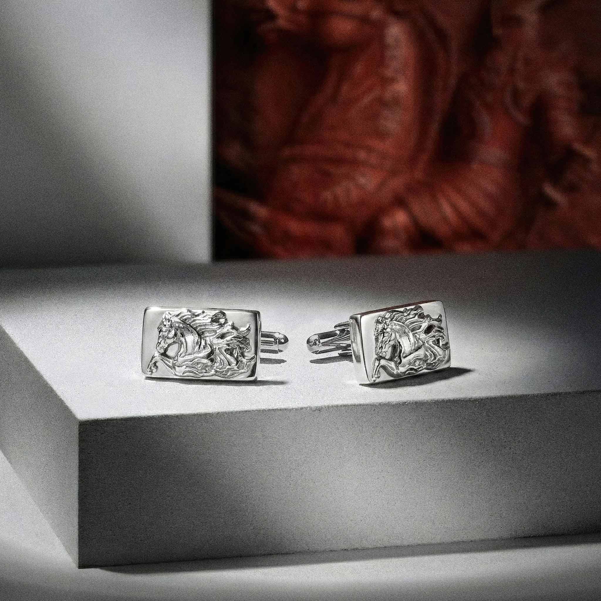 不鏽鋼 八足神馬 袖釦 - AWNL Taiwan