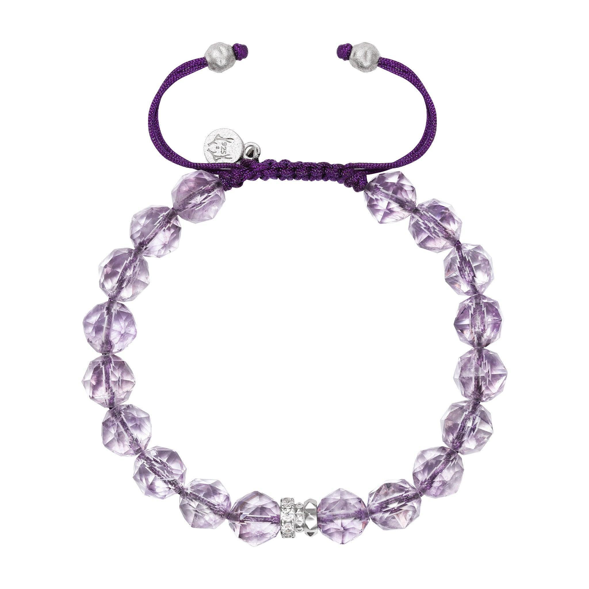 AWNL 瑞典珠寶 天然晶石 紫水晶 刺梨薔薇 女士手鍊 - AWNL Taiwan