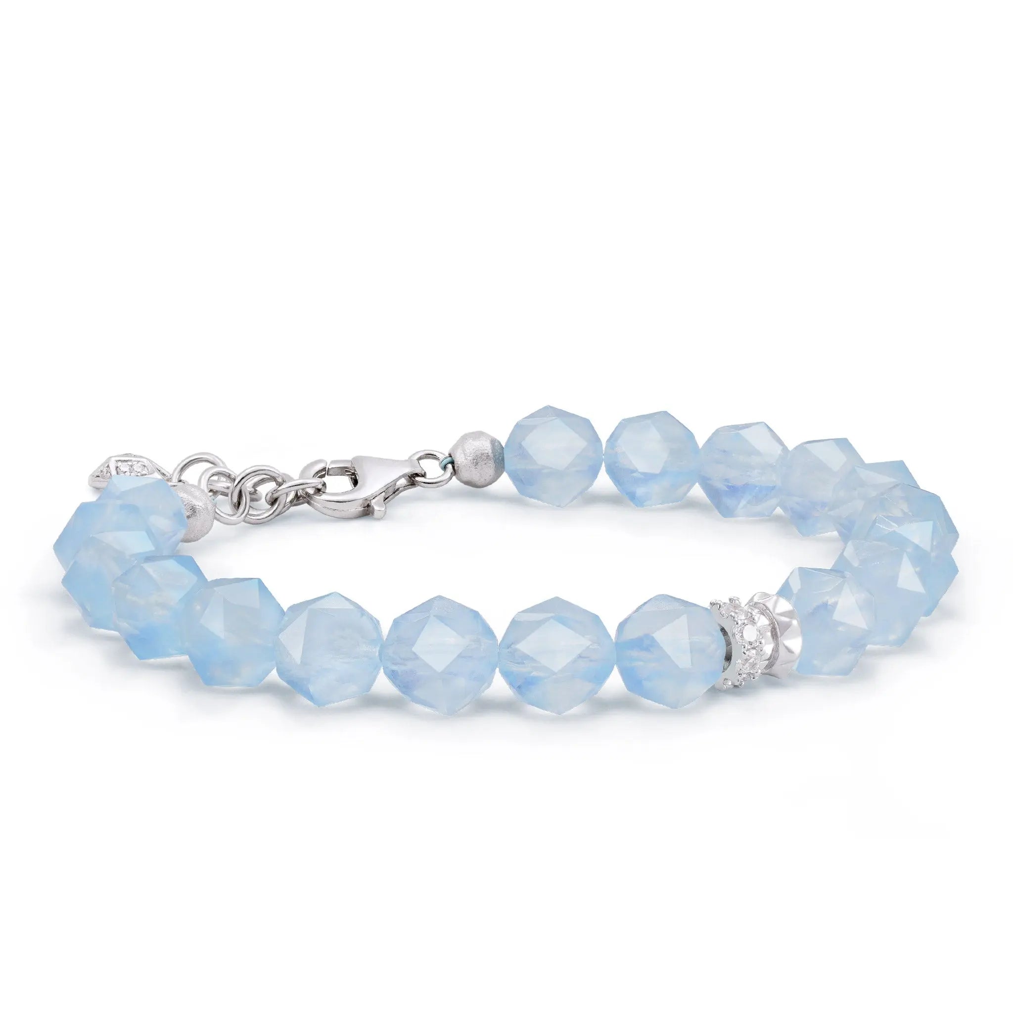 海藍寶石 刺梨薔薇 女士手鍊 - AWNL Taiwan