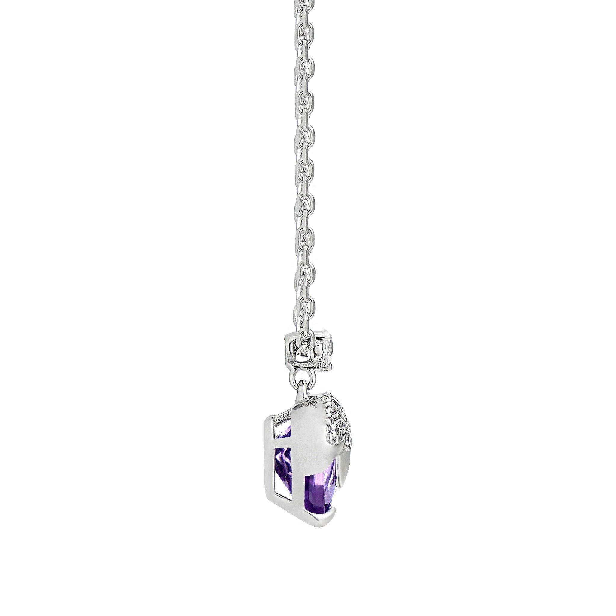 天然水晶 紫水晶 北歐神話 漿果造型 女生項鍊|AWNL 瑞典設計輕珠寶