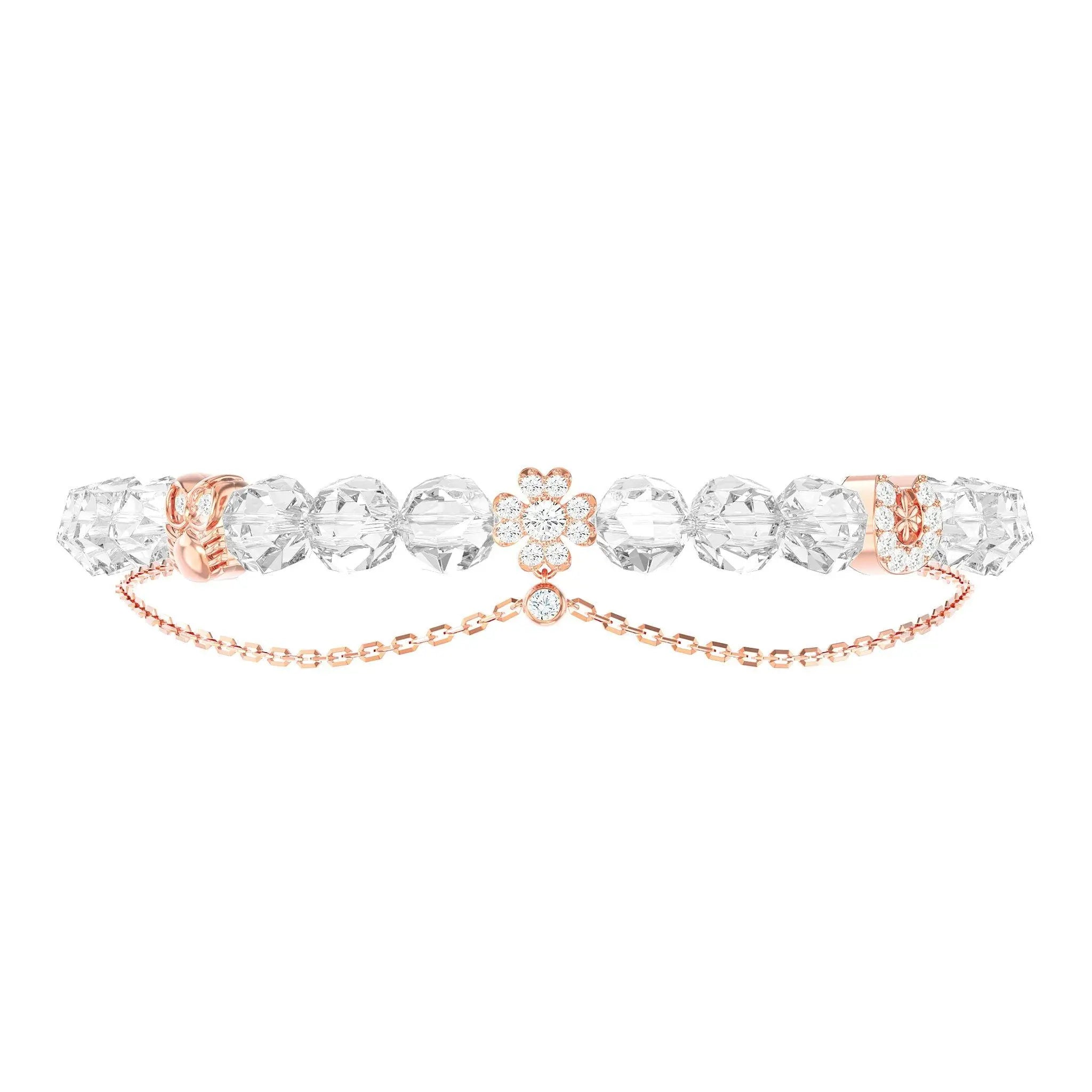 AWNL 瑞典珠寶 天然晶石 白水晶 北歐小幸運 女士手鍊 - AWNL Taiwan